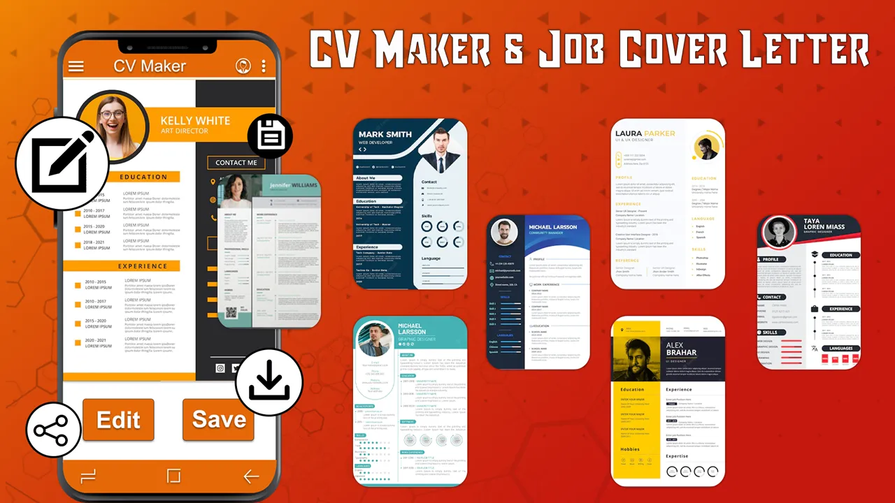 CV Maker and Job cover letter | Indus Appstore | Screenshot