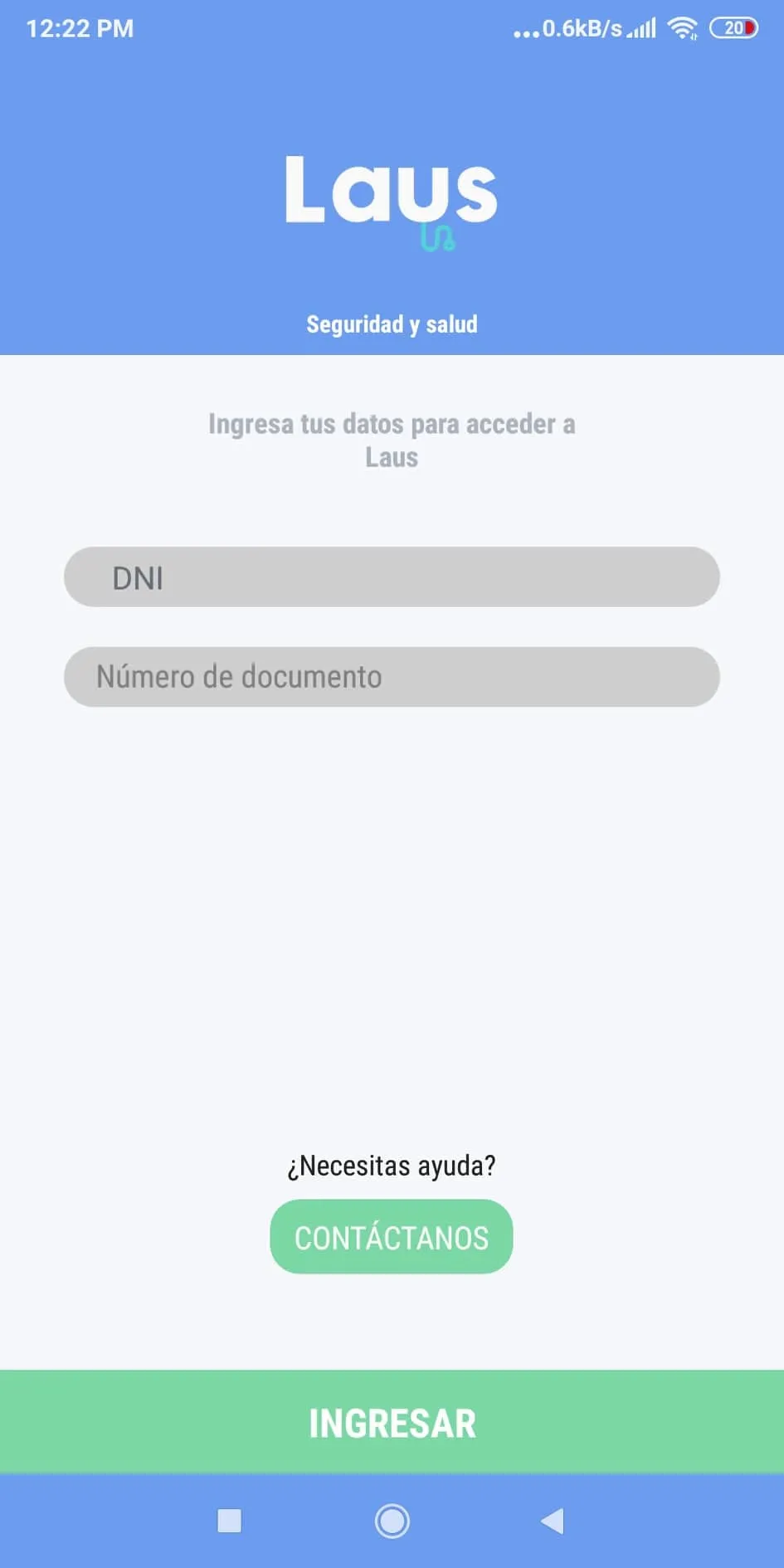 Laus MONITOREO Y SALUD | Indus Appstore | Screenshot