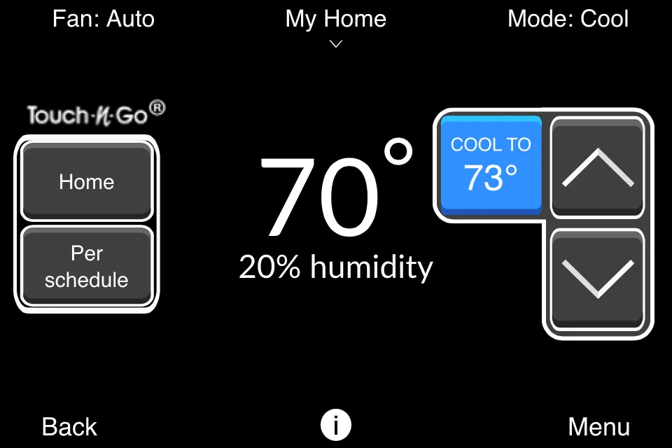 Carrier® Côr™ Thermostat | Indus Appstore | Screenshot