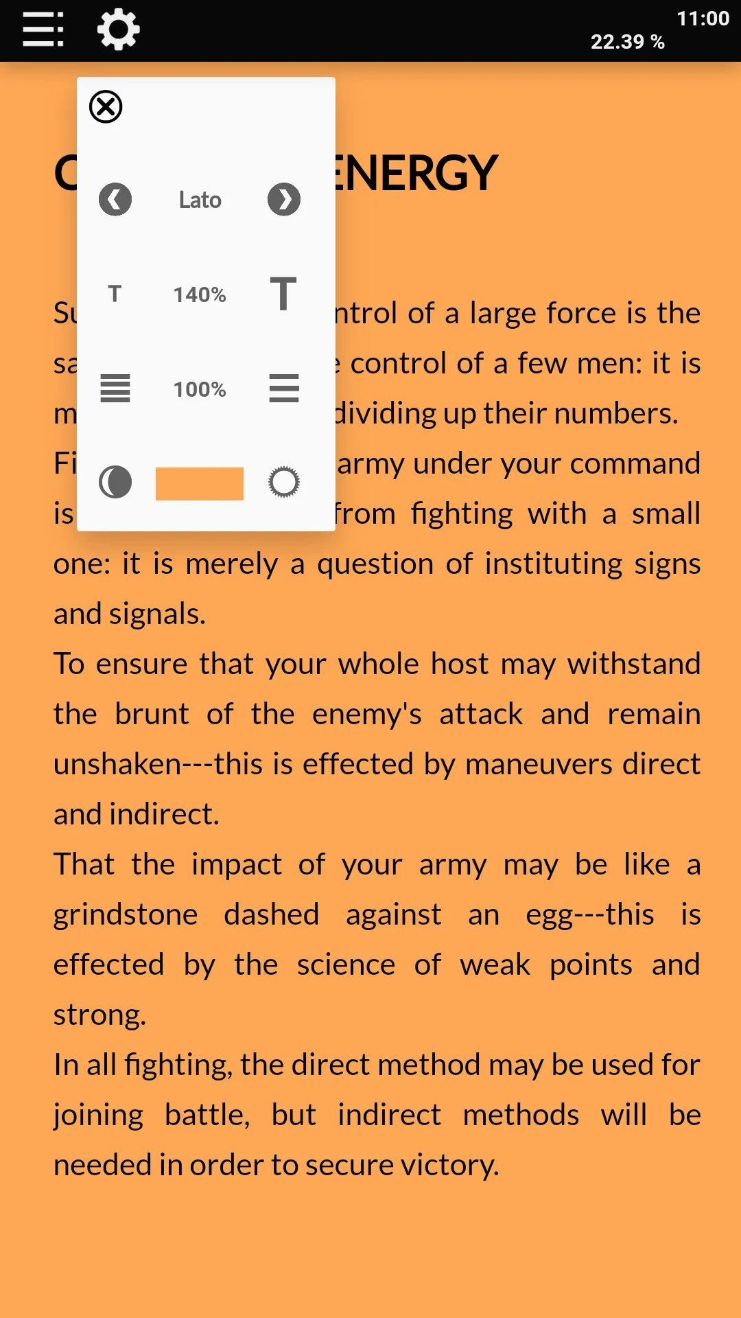 The Art of War by Sun Tzu | Indus Appstore | Screenshot