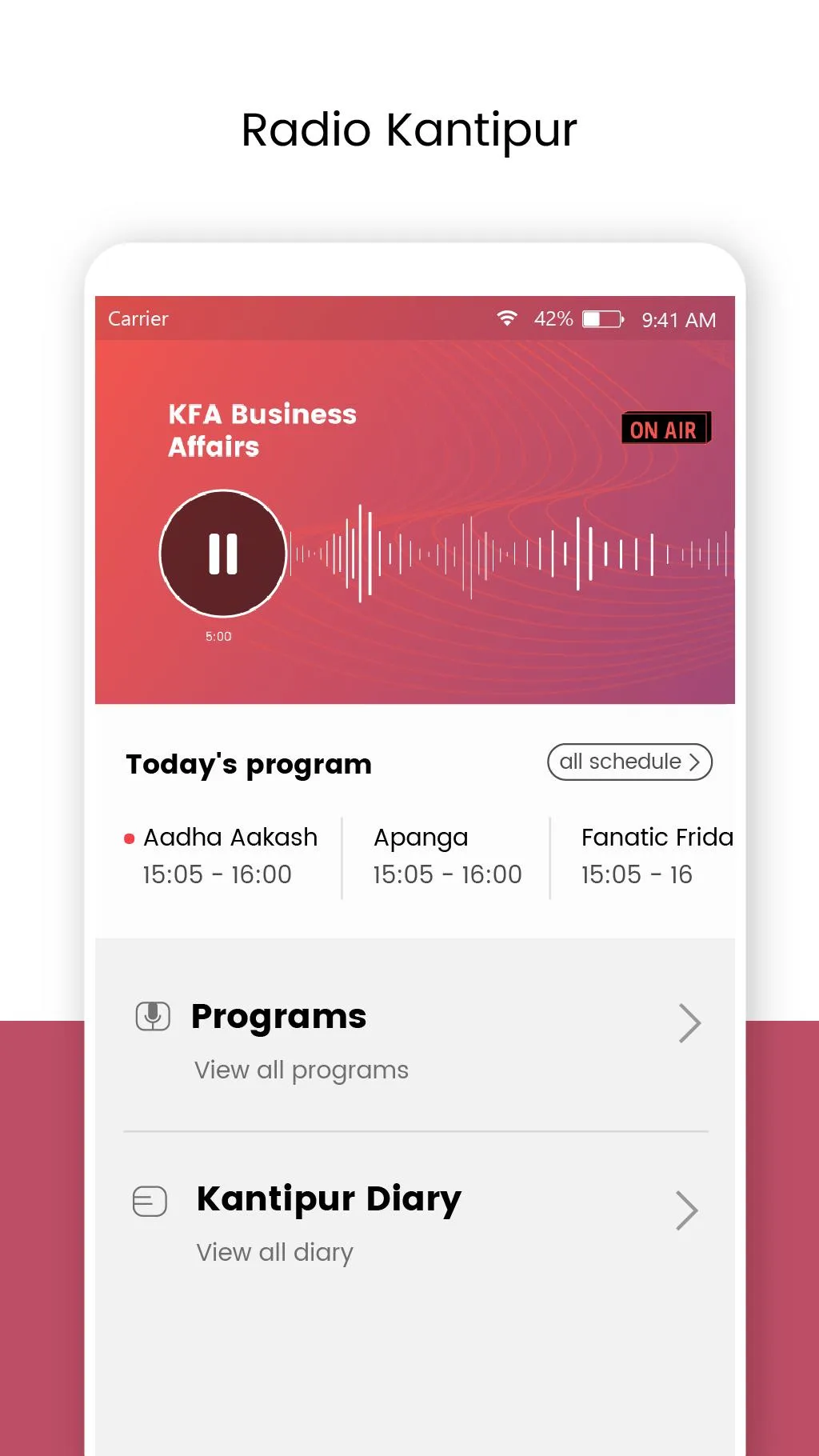 Radio Kantipur | Indus Appstore | Screenshot