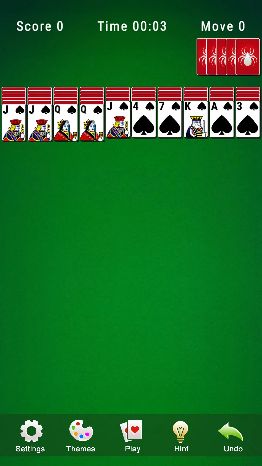 Spider Solitaire 2023 | Indus Appstore | Screenshot