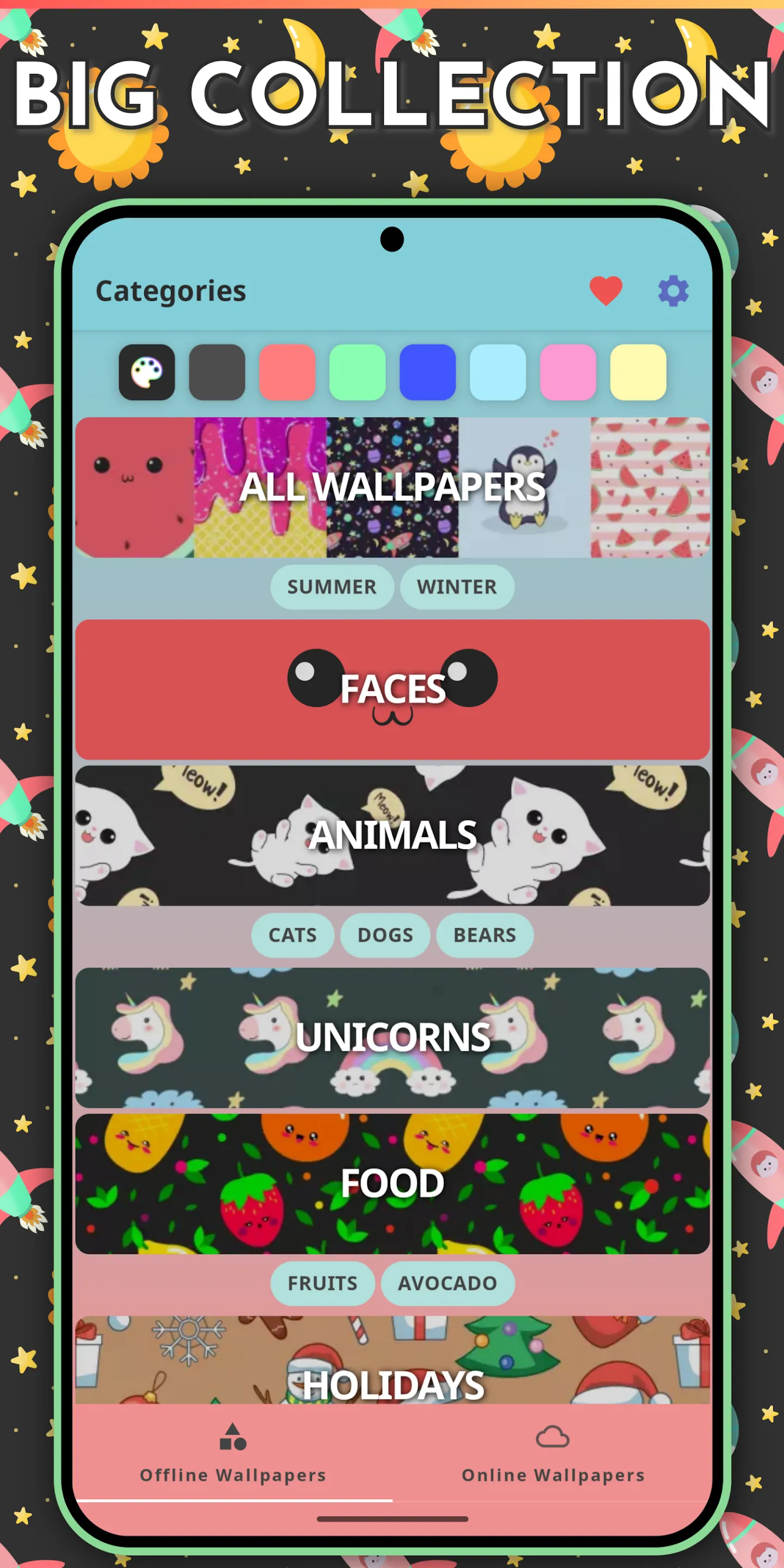 Cute Wallpapers - Kawaii | Indus Appstore | Screenshot