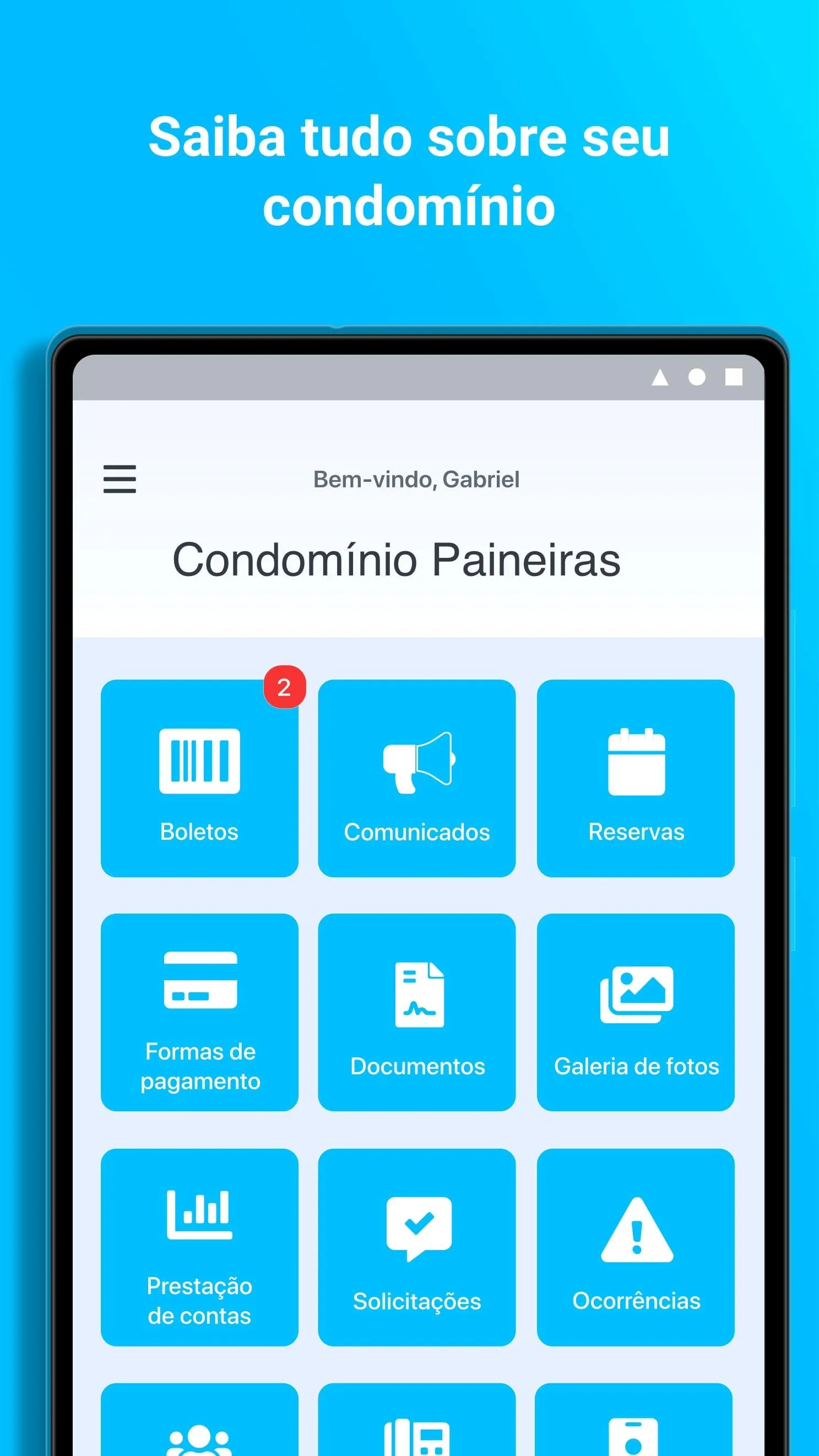 Blue Condomínios | Indus Appstore | Screenshot