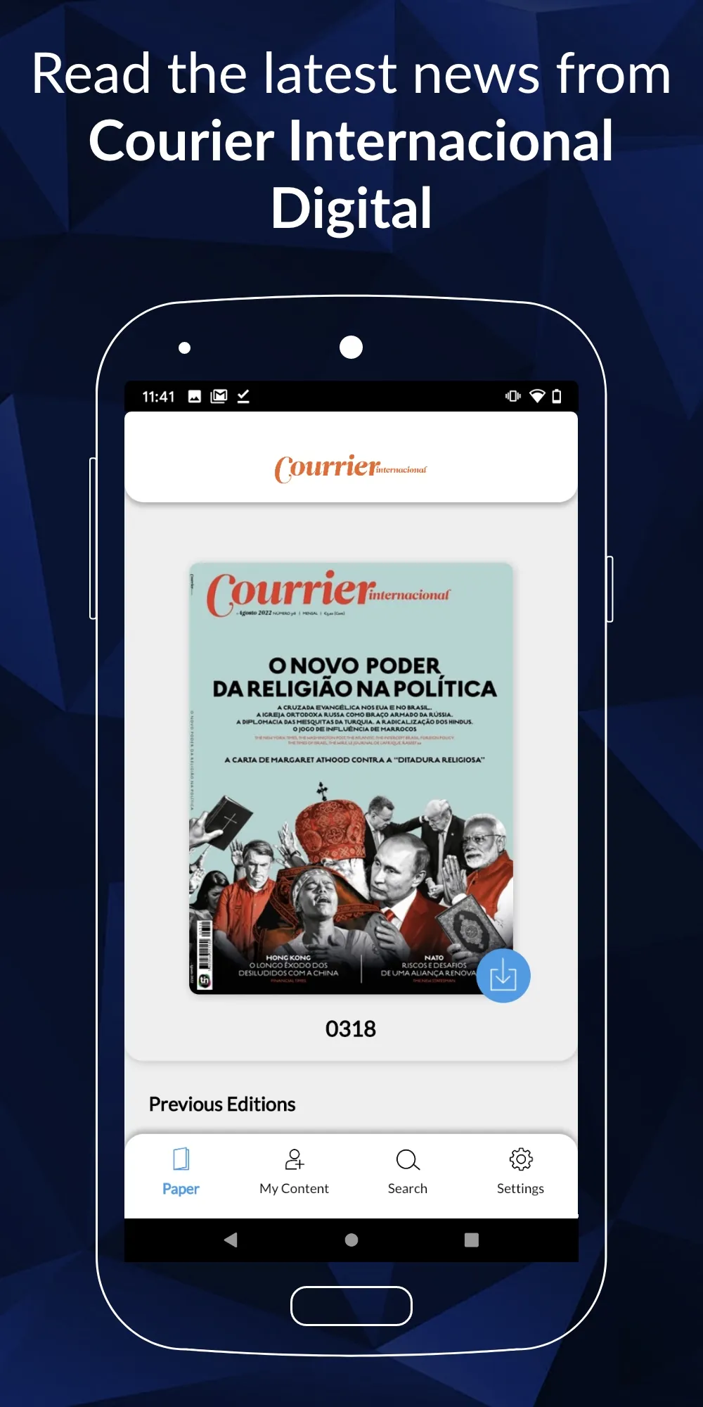 Courrier Internacional Digital | Indus Appstore | Screenshot