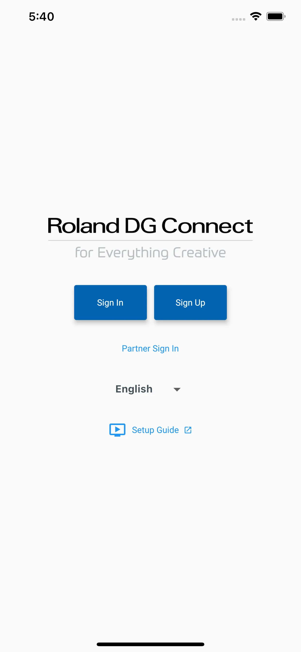 Roland DG Connect | Indus Appstore | Screenshot