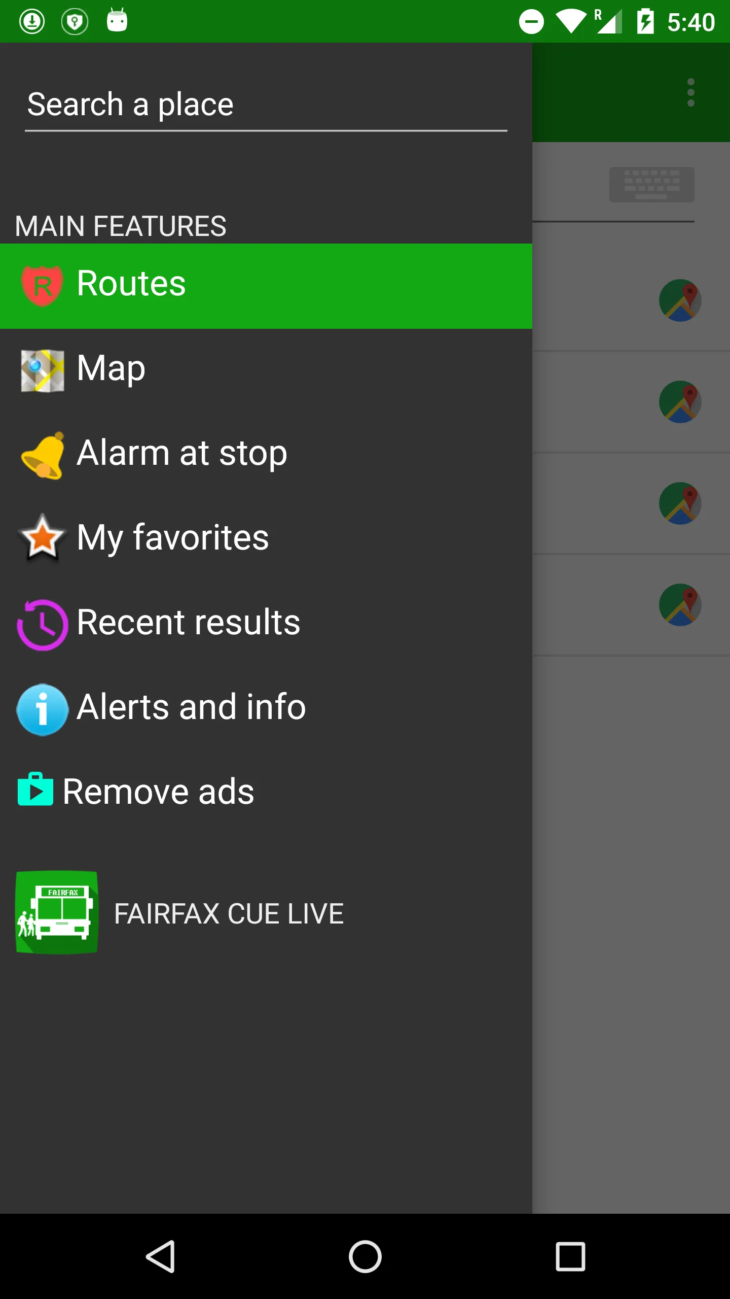 Fairfax Transit CUE | Indus Appstore | Screenshot