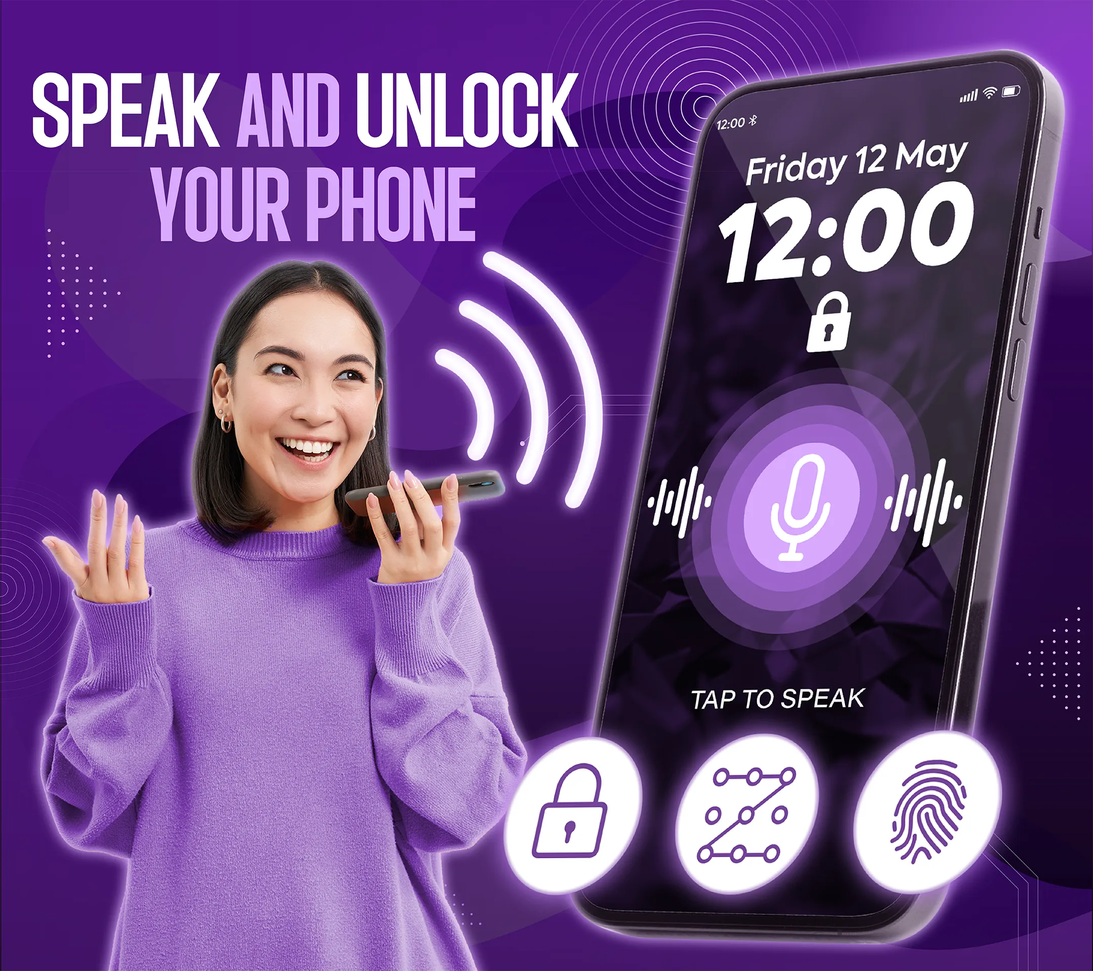 Voice Screen Lock | Indus Appstore | Screenshot