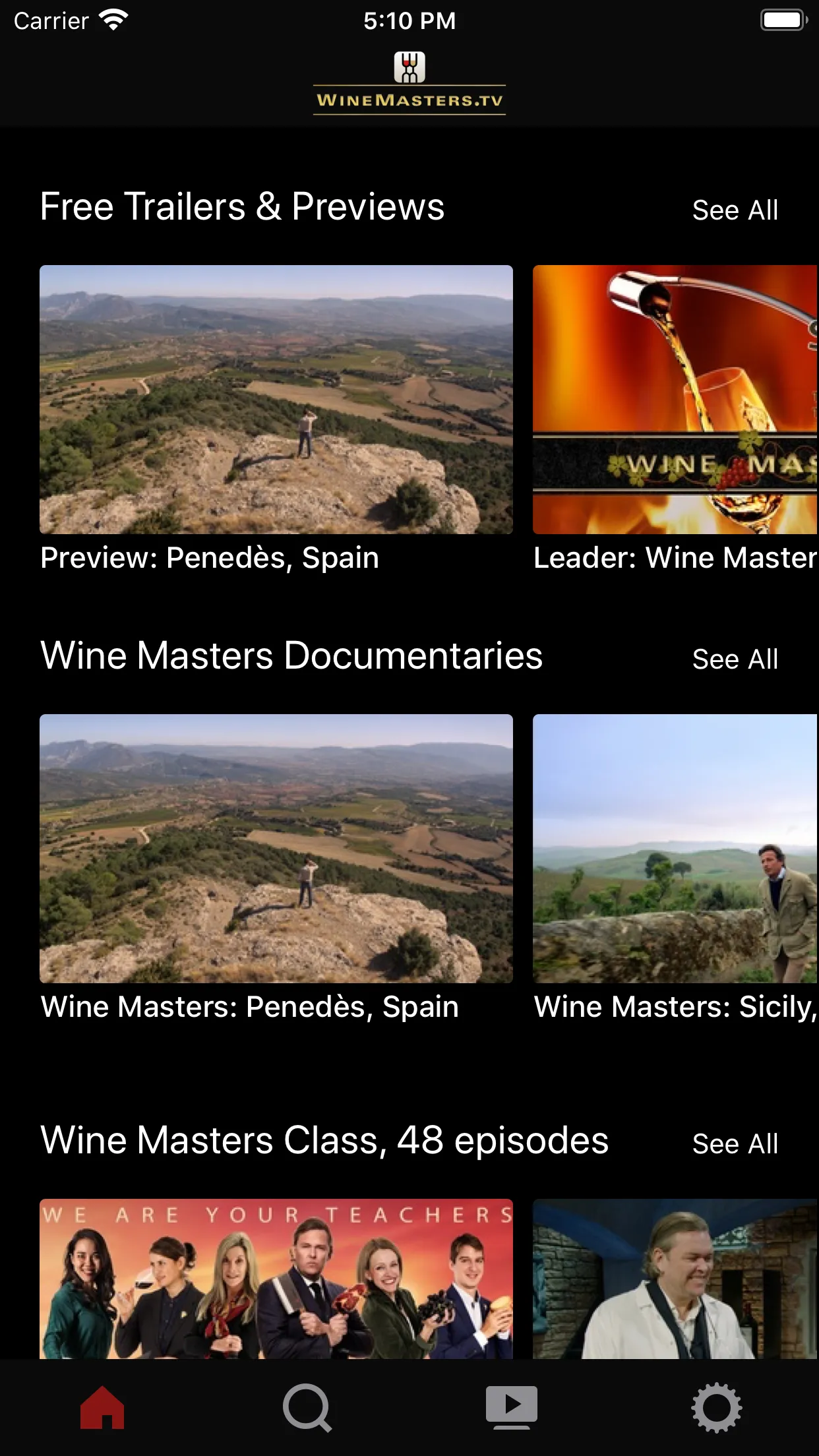 WineMasters.tv | Indus Appstore | Screenshot