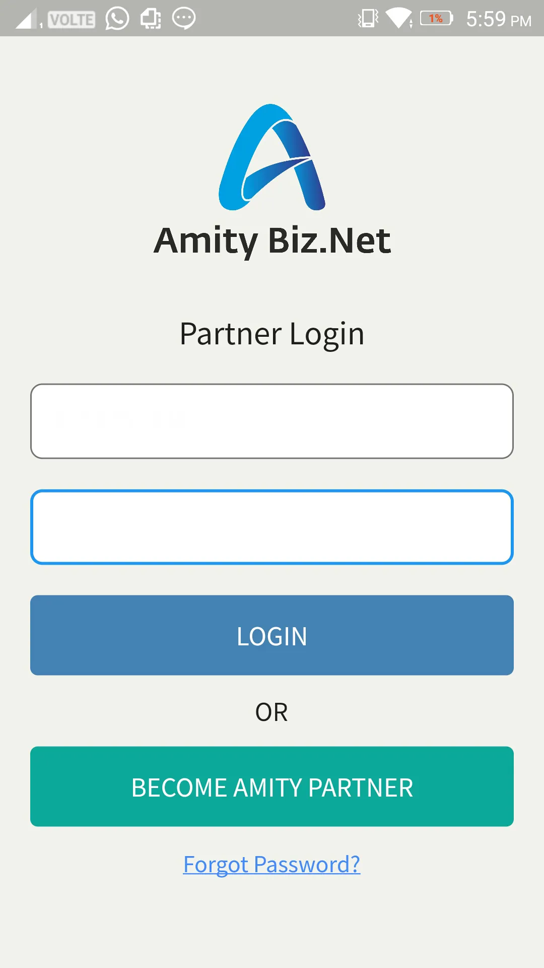 Amity BizNET | Indus Appstore | Screenshot