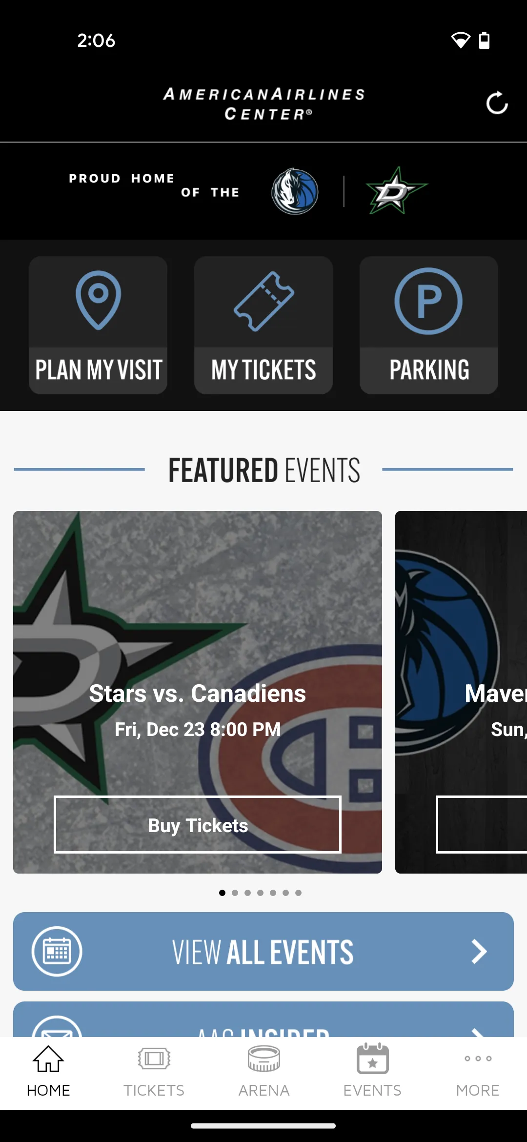 American Airlines Center App | Indus Appstore | Screenshot