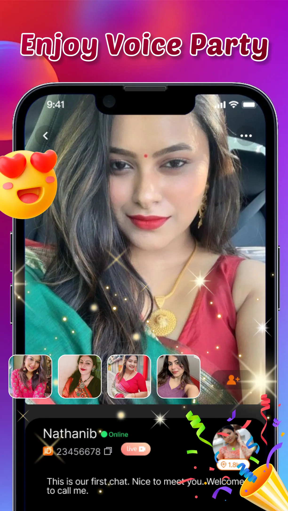 JoyVid Party - Video chat | Indus Appstore | Screenshot