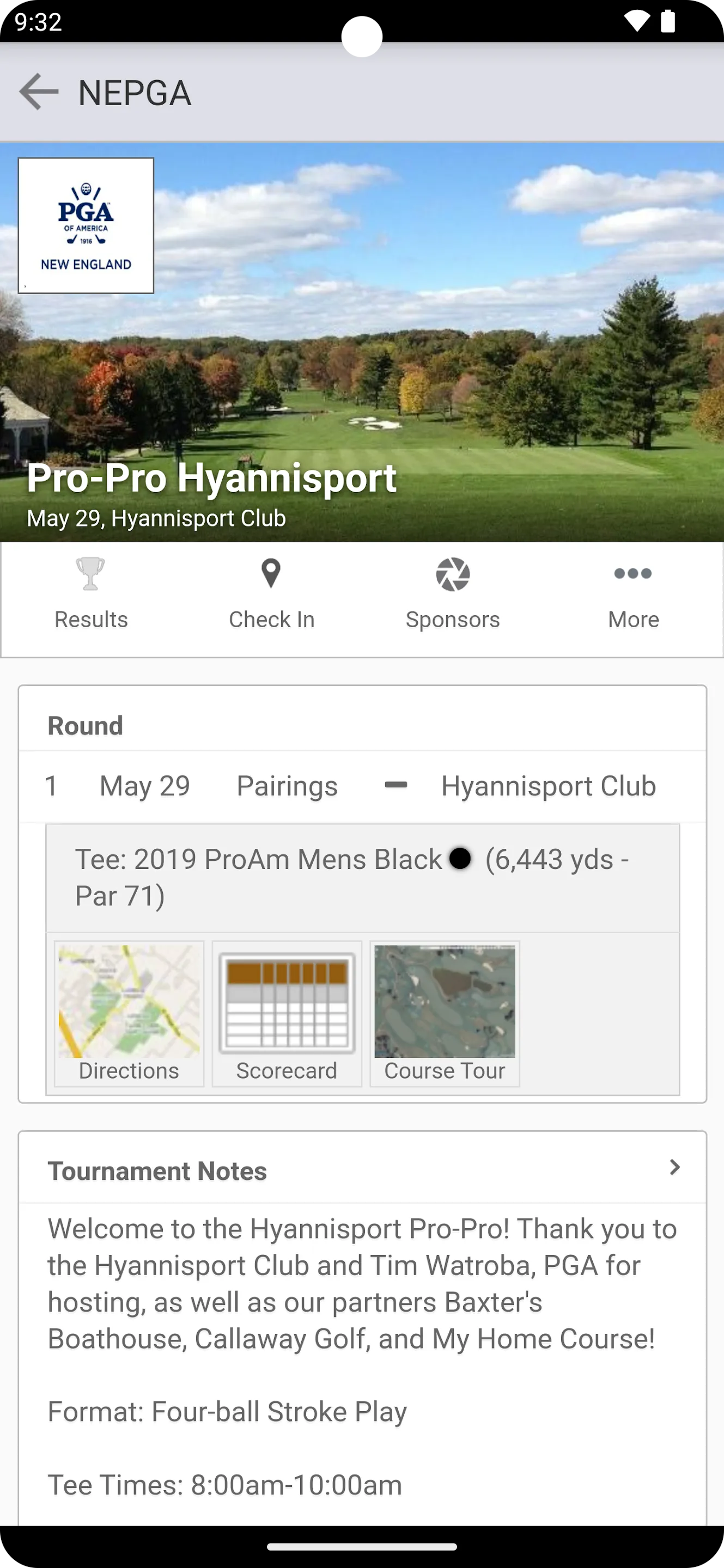 New England PGA | Indus Appstore | Screenshot