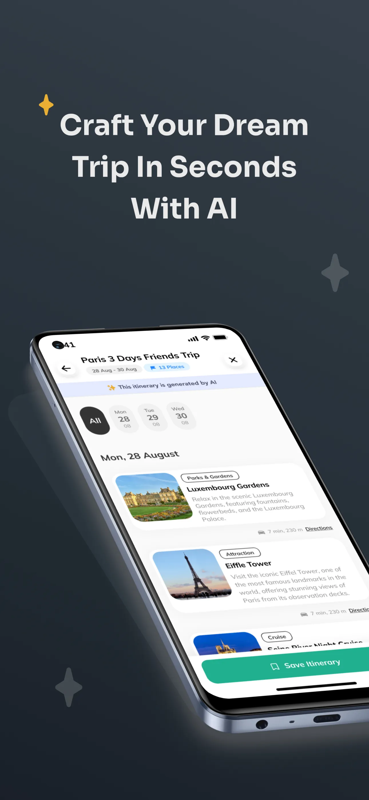 Escapekar: AI Trip Planner | Indus Appstore | Screenshot