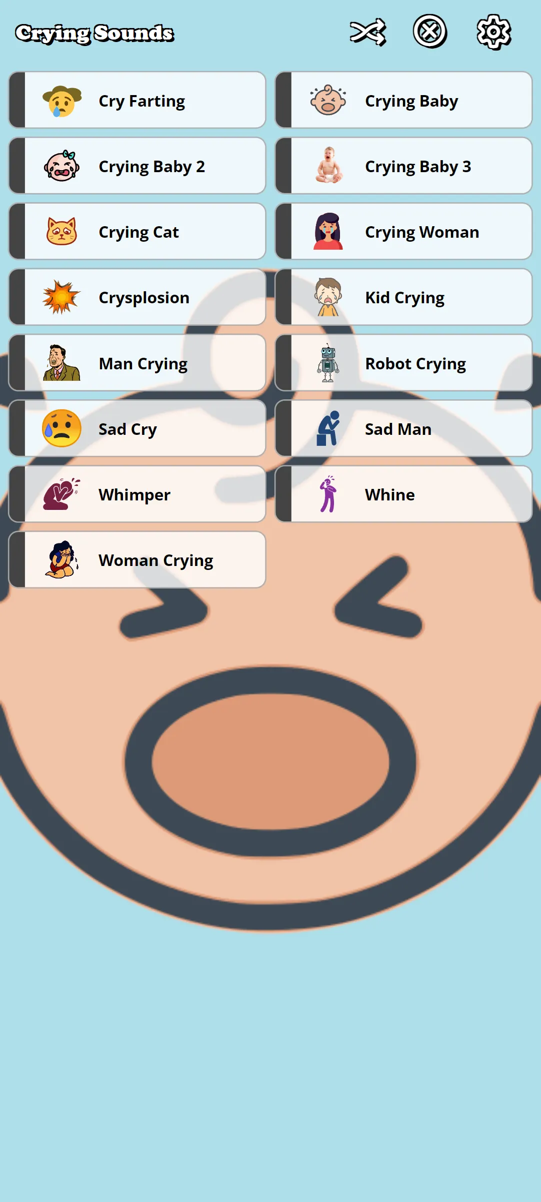 Crying Sounds | Indus Appstore | Screenshot