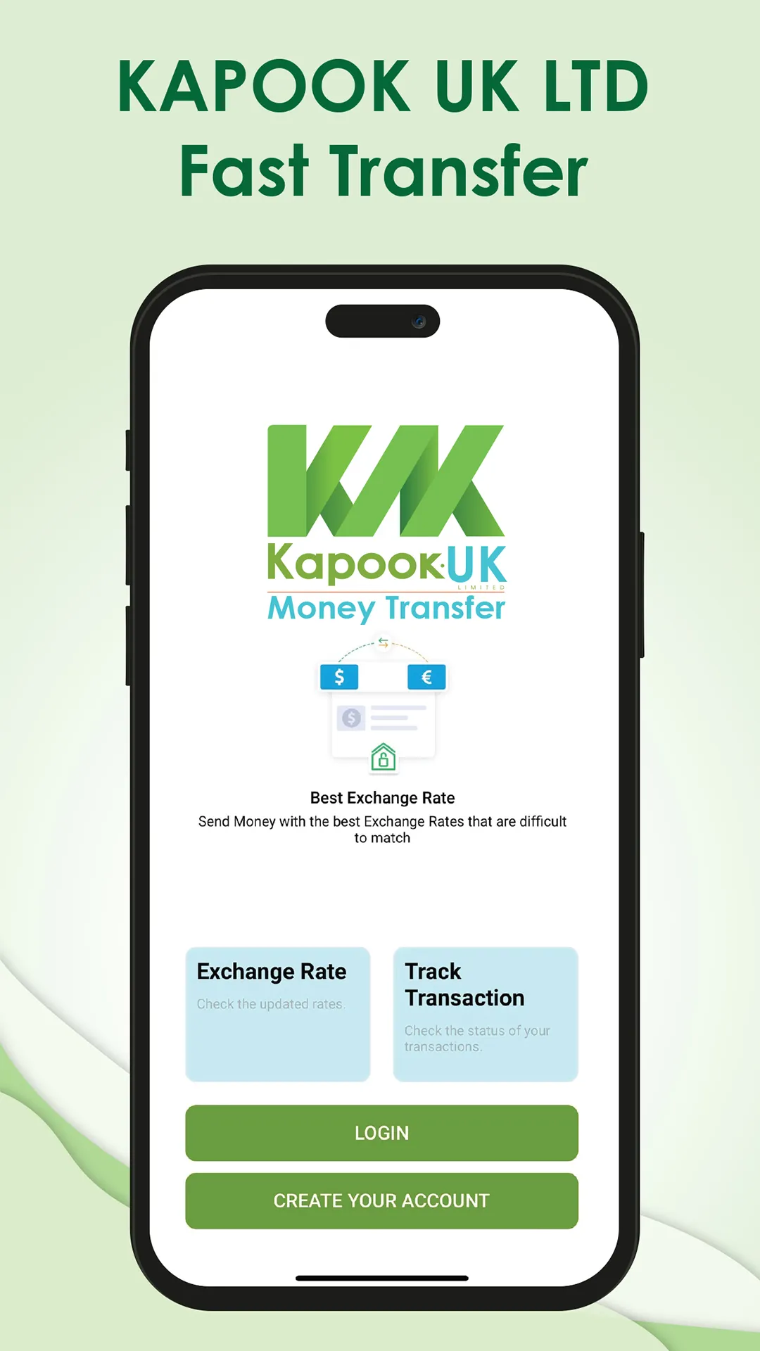 Kapook UK Money Transfer | Indus Appstore | Screenshot