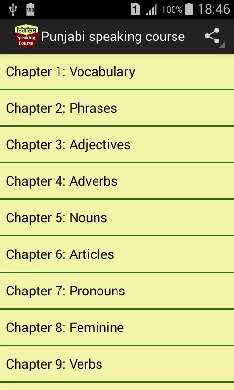 Punjabi speaking course | Indus Appstore | Screenshot