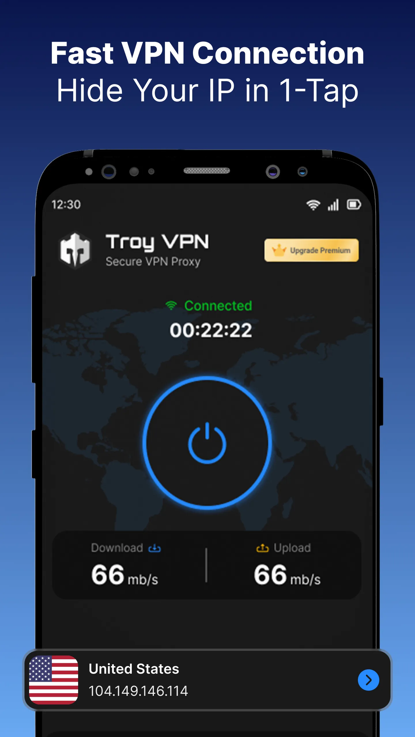 Troy VPN & Secure VPN Proxy | Indus Appstore | Screenshot