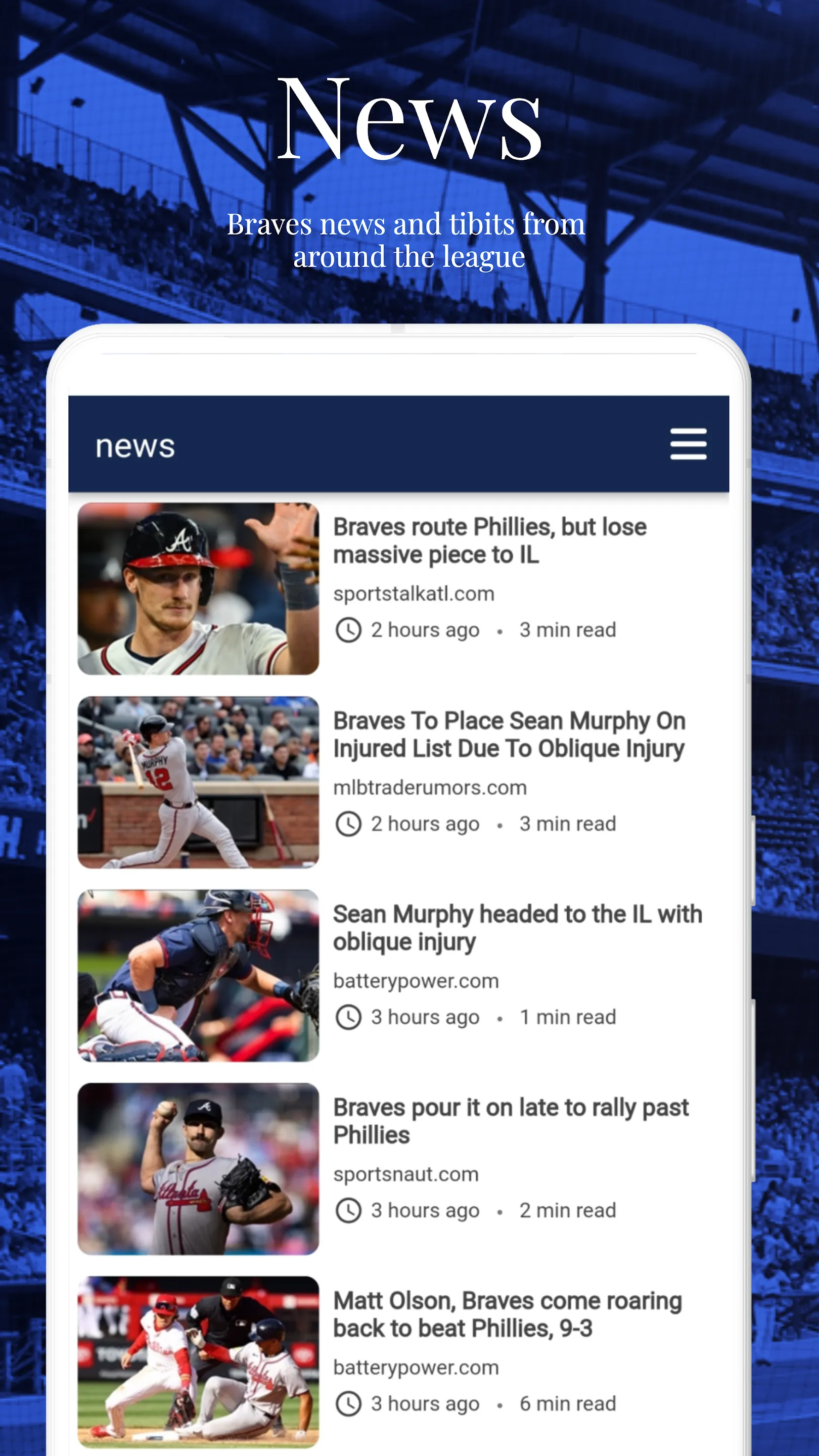 Atlanta Baseball | Indus Appstore | Screenshot