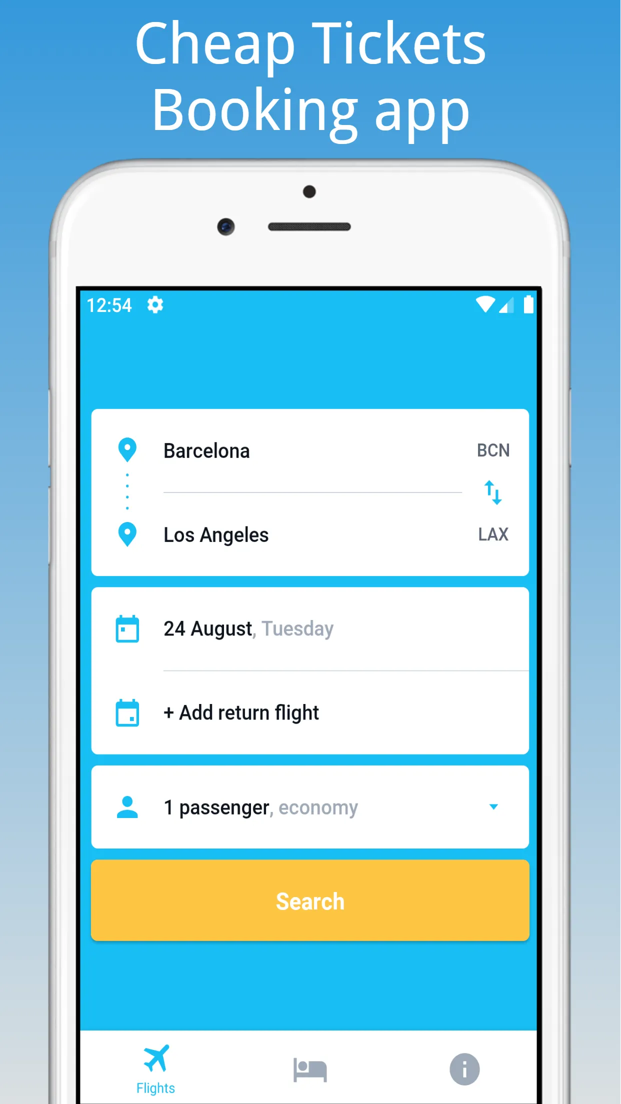 Cheap Air Tickets | Indus Appstore | Screenshot