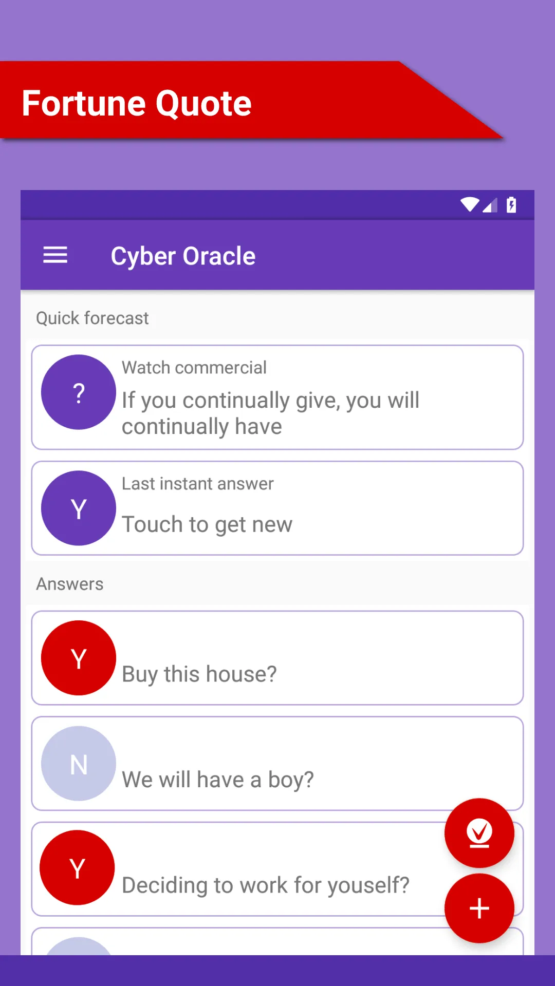 Cyber Oracle - Yes / No | Indus Appstore | Screenshot