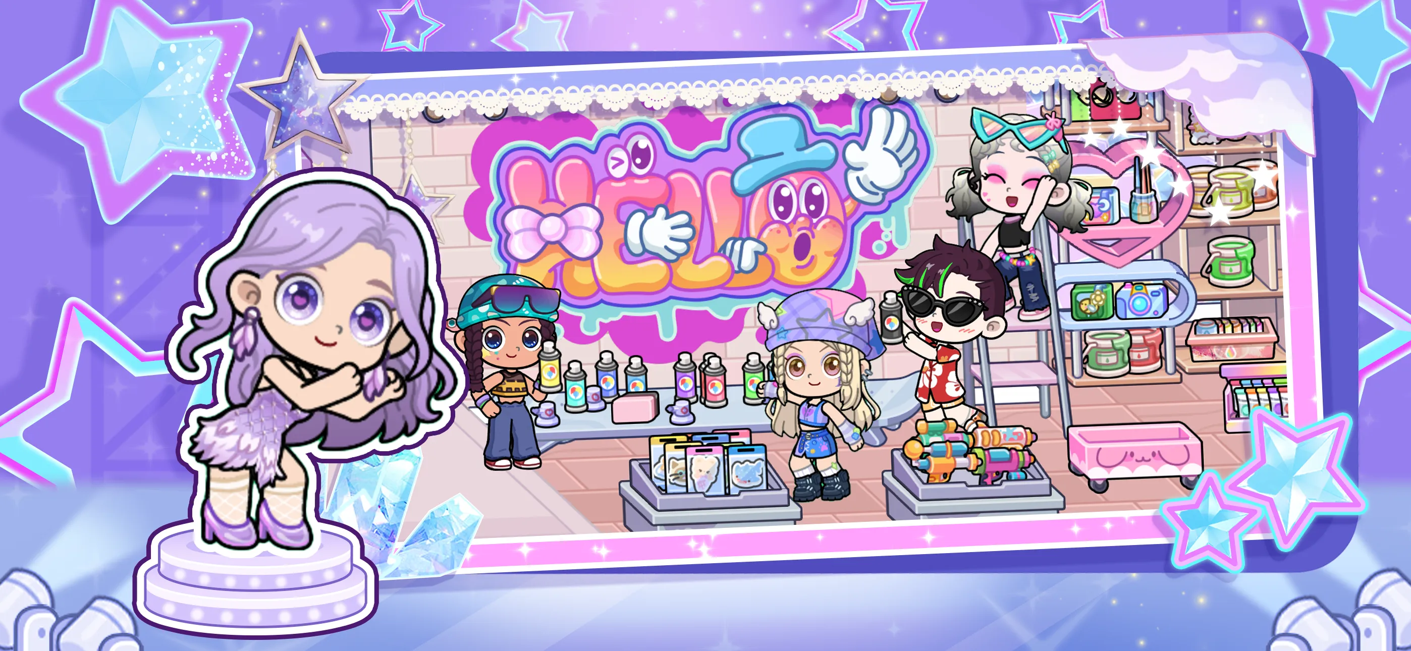 Sparkle City:Super Idols Life | Indus Appstore | Screenshot
