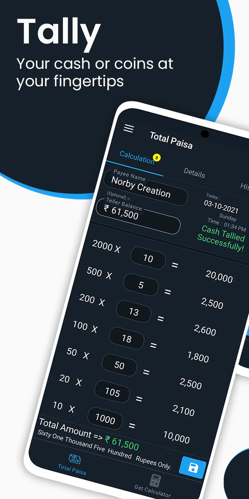 Total Paisa-Cash Denomination | Indus Appstore | Screenshot