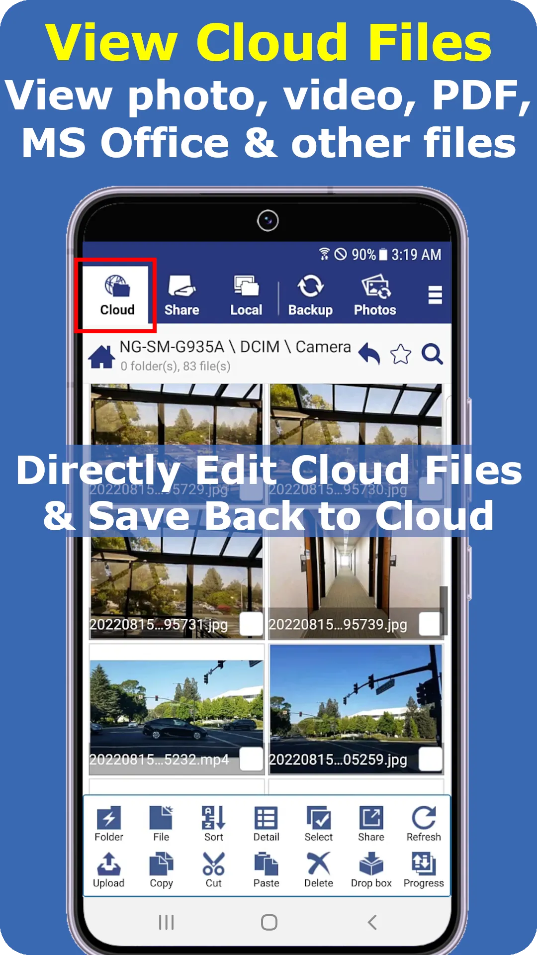 Cloud File Manager | Indus Appstore | Screenshot