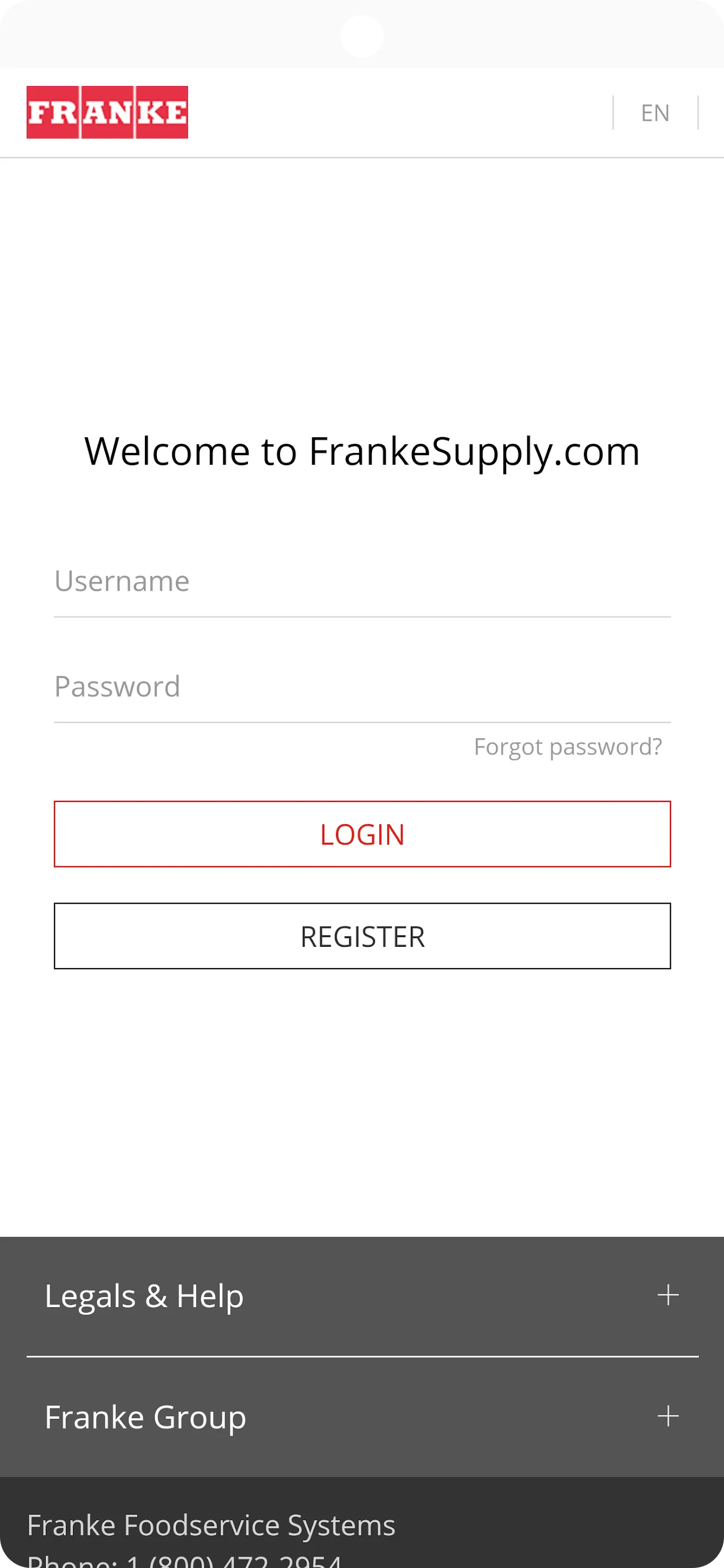 Franke Foodservice | Indus Appstore | Screenshot