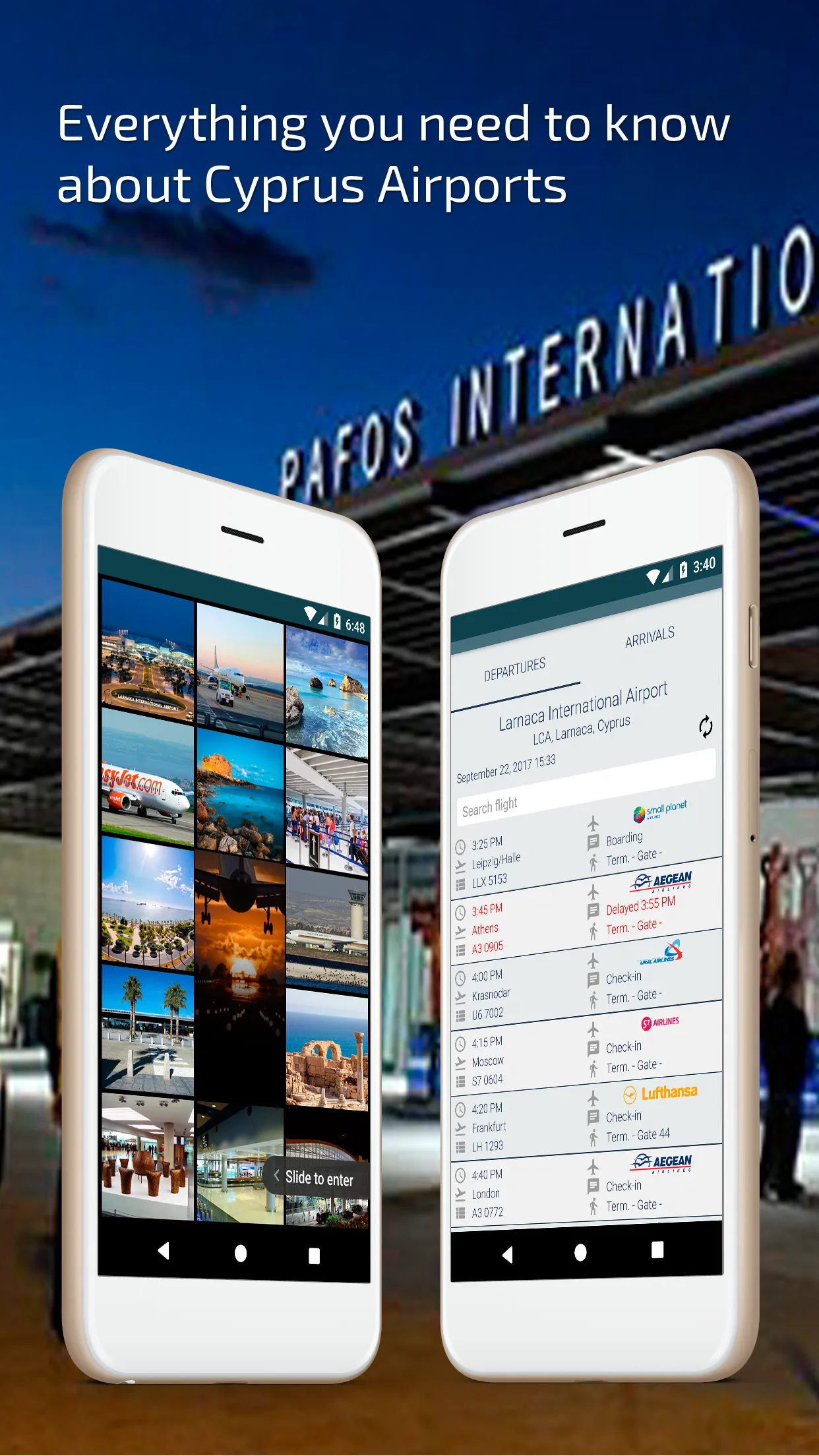 Larnaka & Pafos Hermes Airport | Indus Appstore | Screenshot