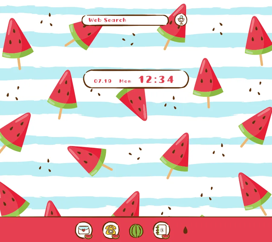 Watermelon Breeze Theme | Indus Appstore | Screenshot