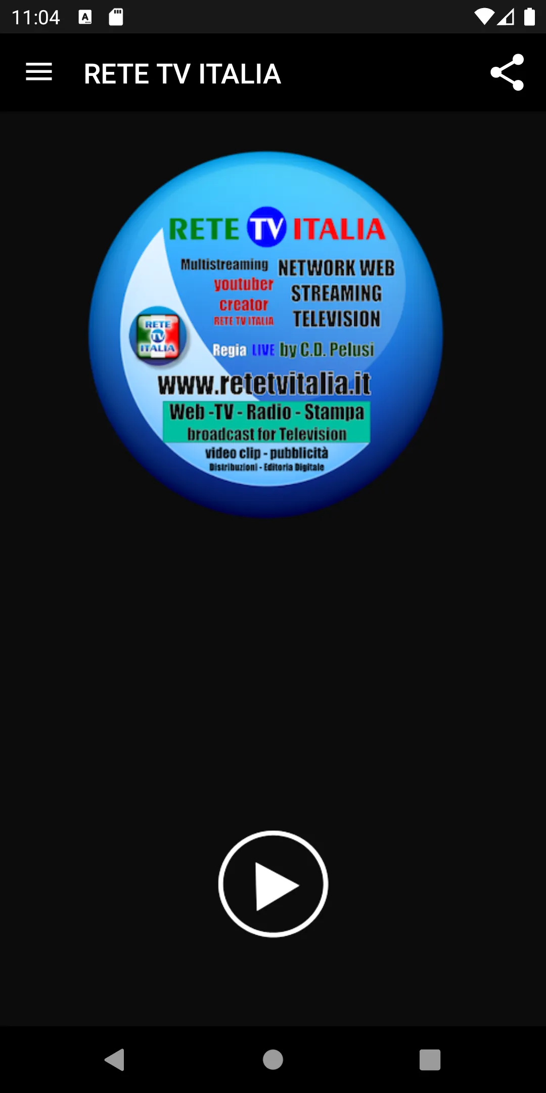 RETE TV ITALIA | Indus Appstore | Screenshot