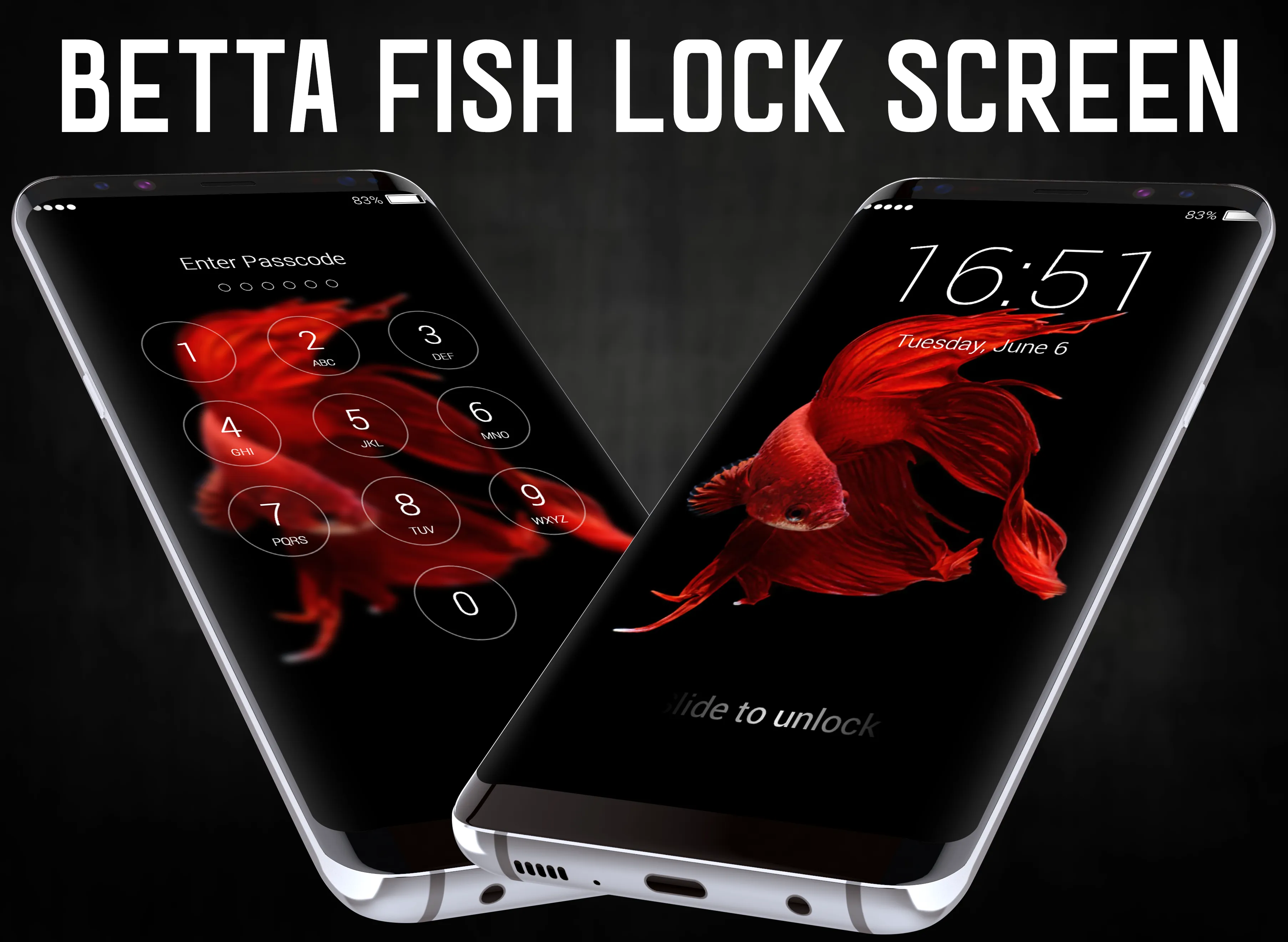 Betta Fish Lock Screen | Indus Appstore | Screenshot