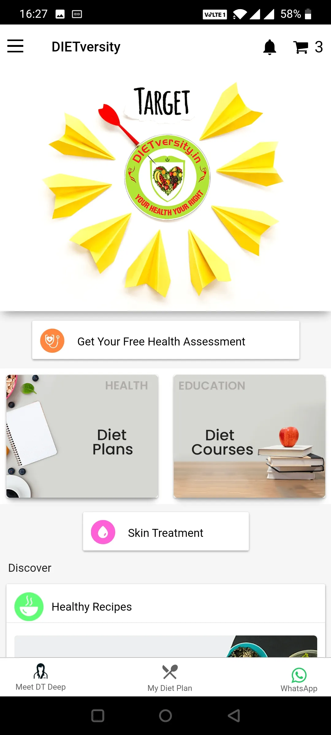 Diet University | Indus Appstore | Screenshot