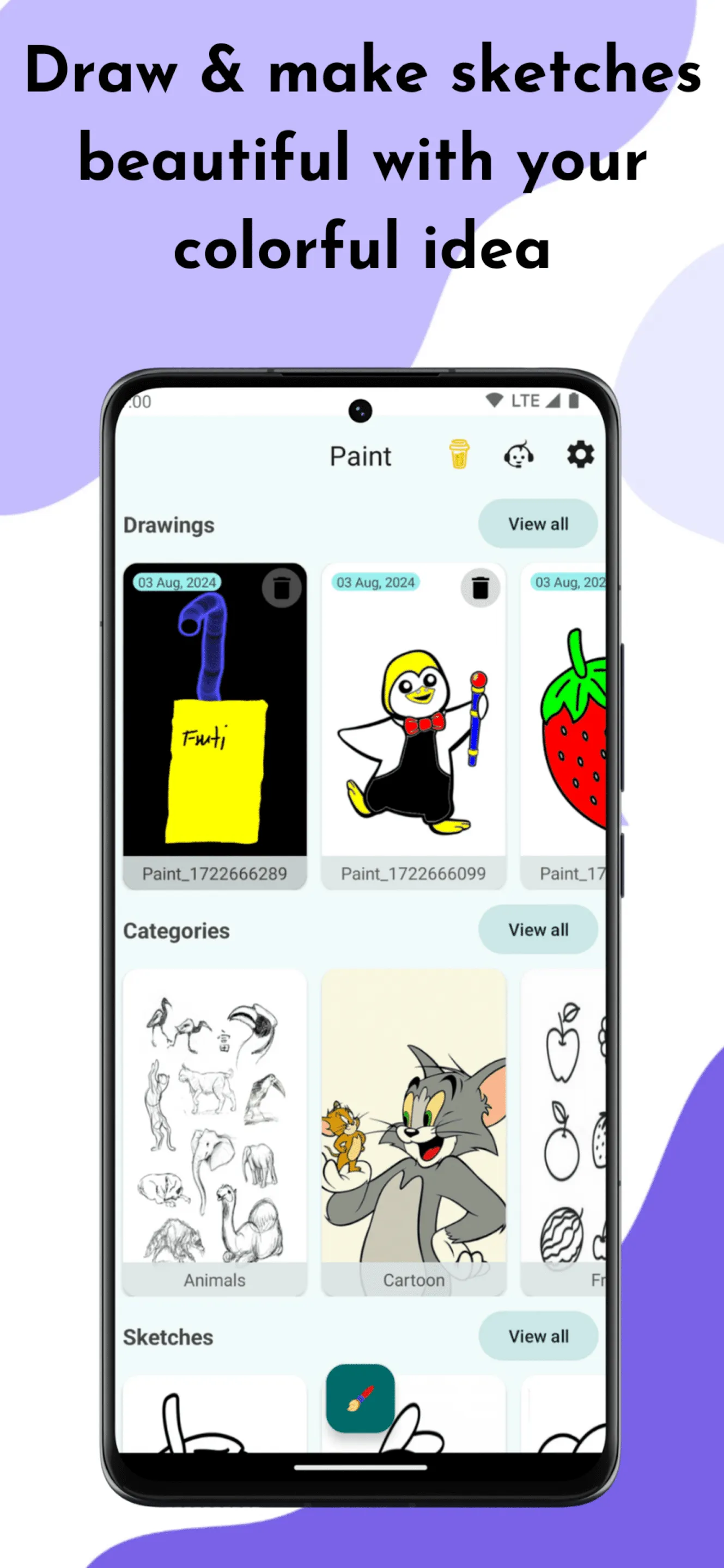 Paint - Sketchbook & Drawing | Indus Appstore | Screenshot