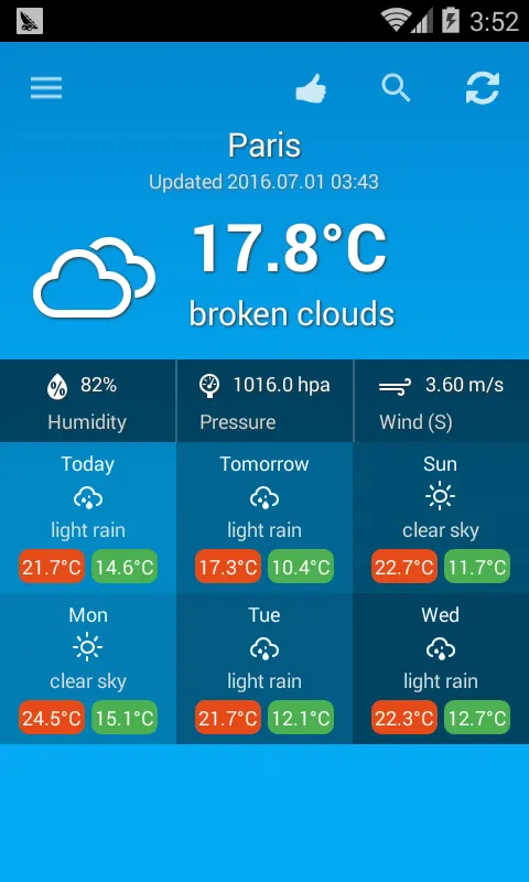 Weather France | Indus Appstore | Screenshot