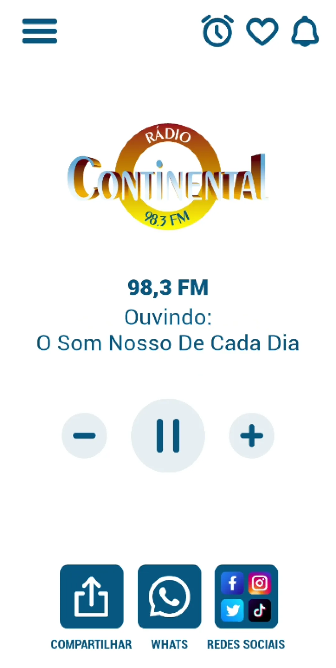 Rádio Continental - 98,3 FM | Indus Appstore | Screenshot