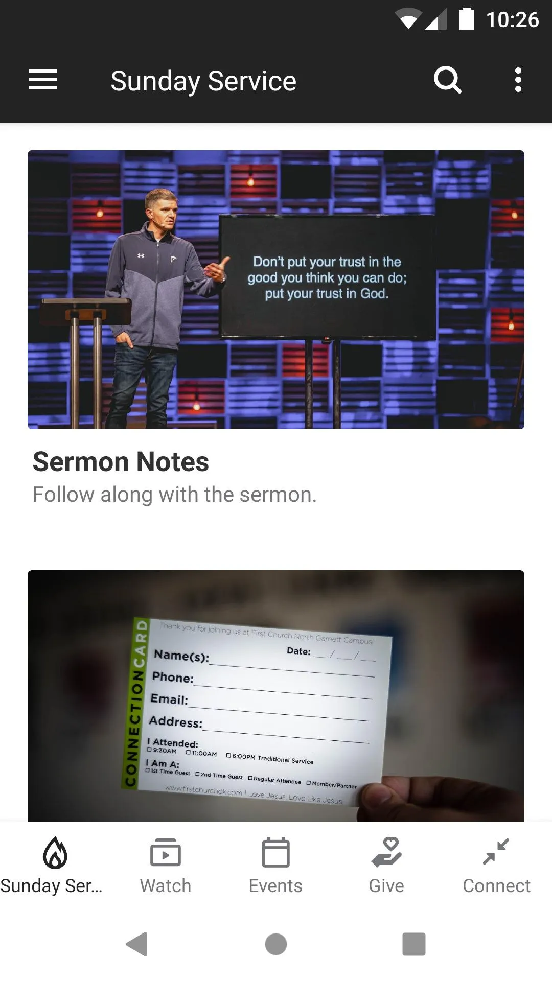 First Church, OK | Indus Appstore | Screenshot