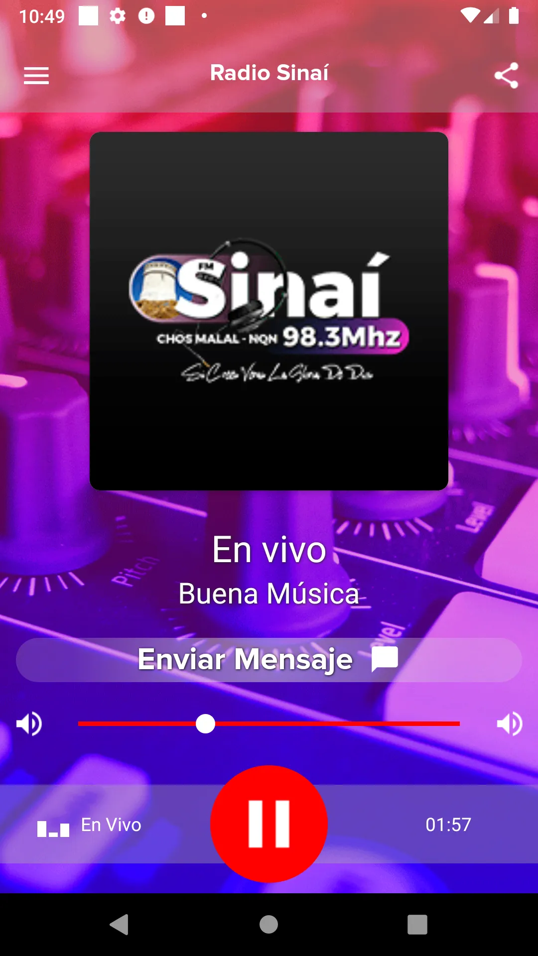 Radio Sinaí 98.3 Mhz | Indus Appstore | Screenshot