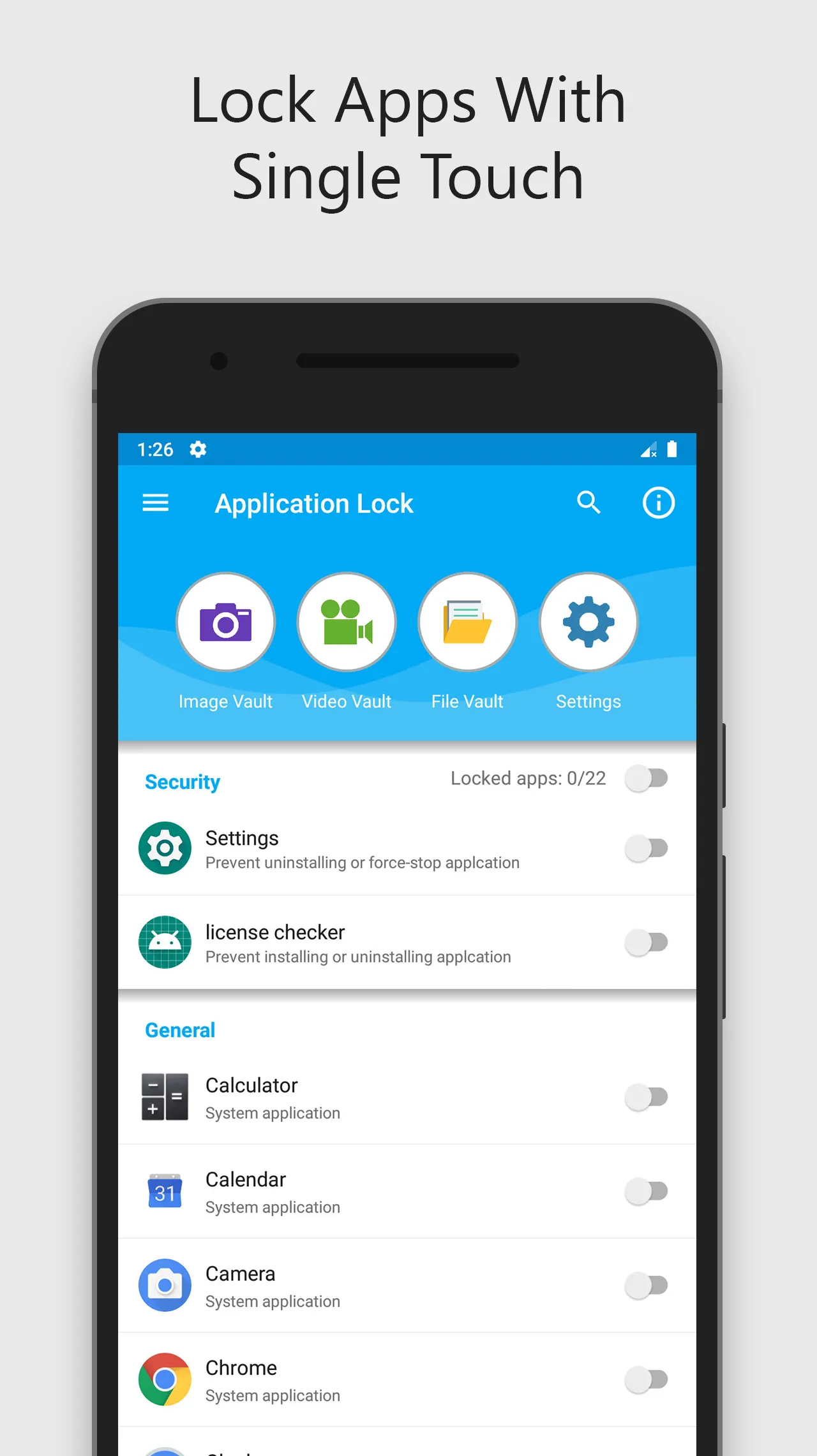 Application Lock - Media Vault | Indus Appstore | Screenshot