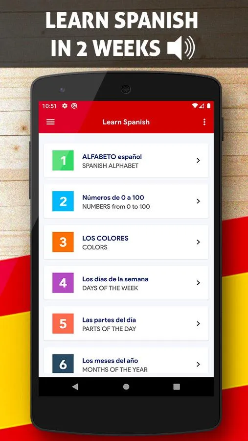 Learn Spanish Offline | Indus Appstore | Screenshot