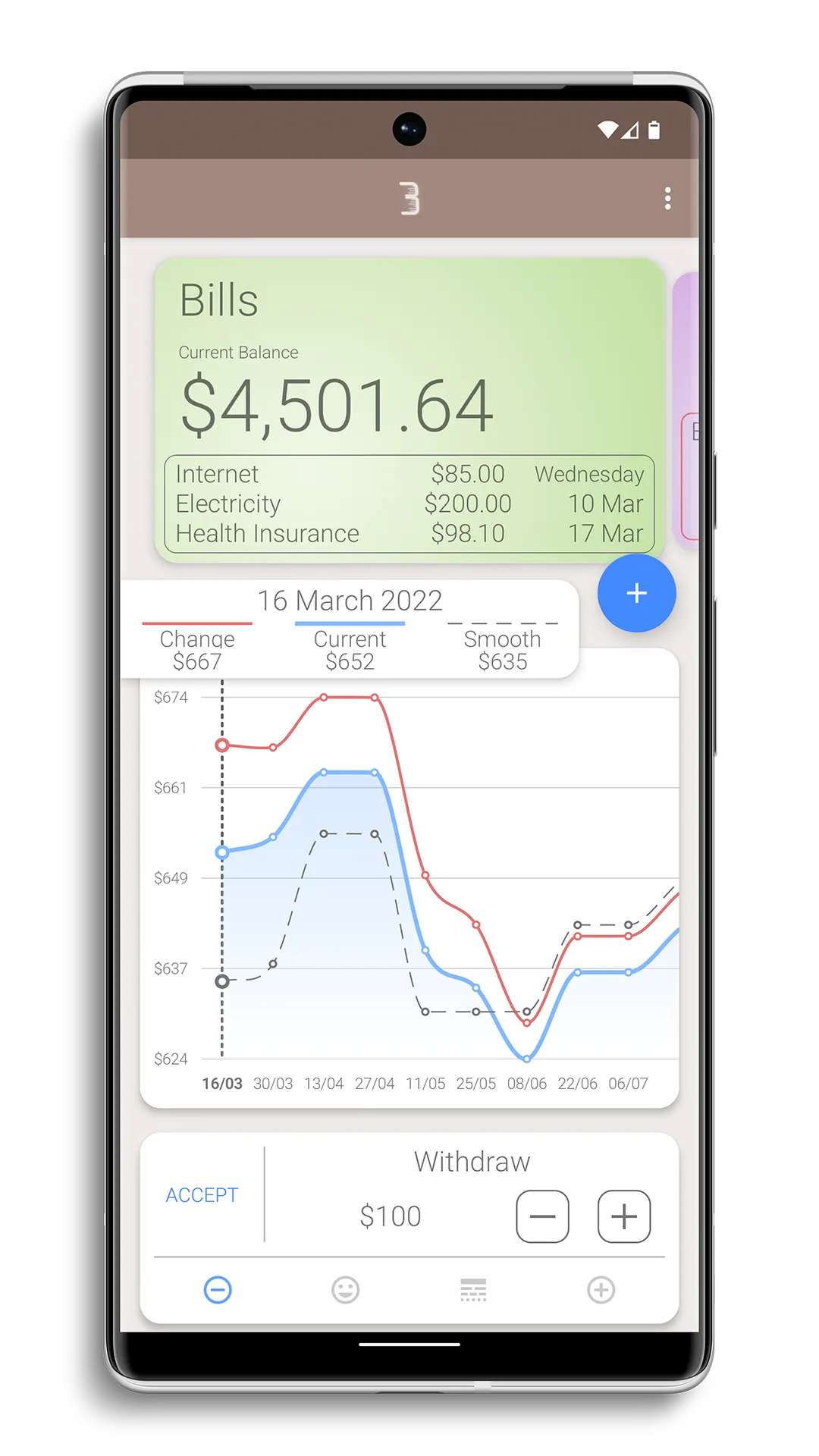 Bill Smooth: Budget & Reminder | Indus Appstore | Screenshot