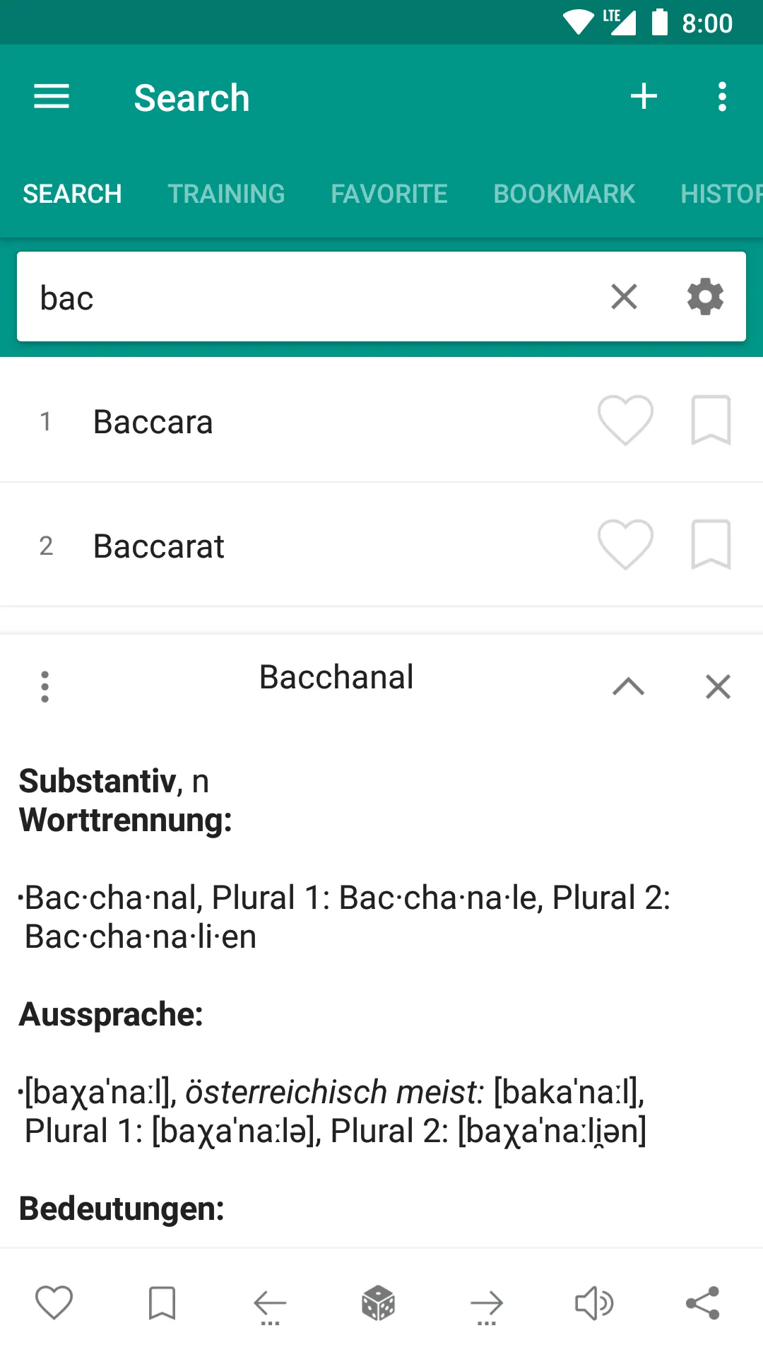 German dictionary - offline | Indus Appstore | Screenshot