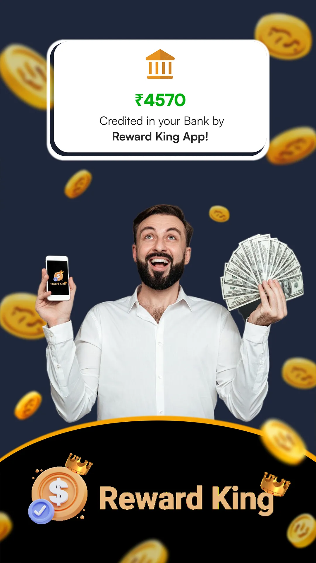 Reward King - Cash Earning App | Indus Appstore | Screenshot