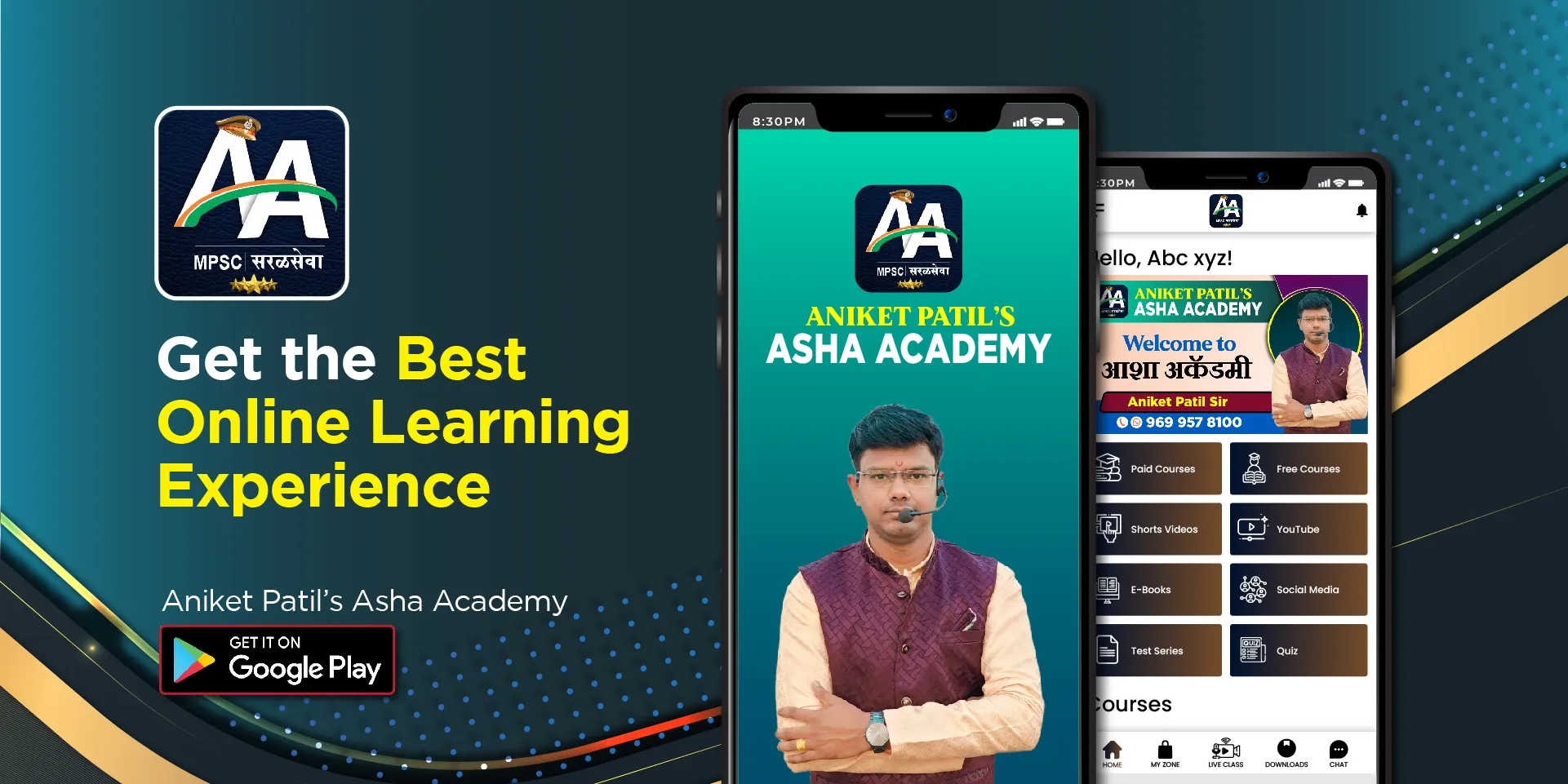 Aniket Patil - Asha Academy | Indus Appstore | Screenshot