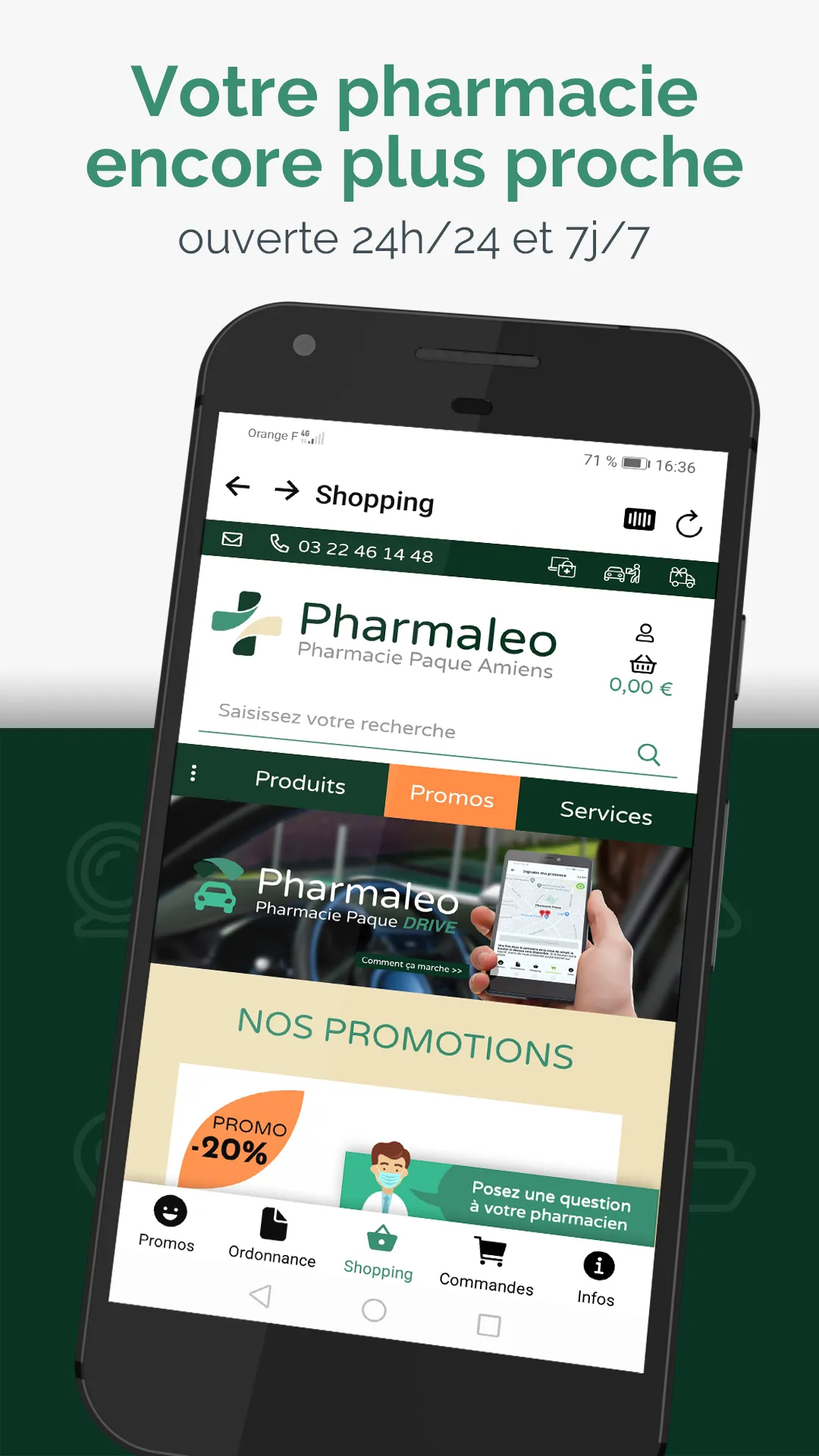 Pharmaleo - Pharmacie Paque | Indus Appstore | Screenshot