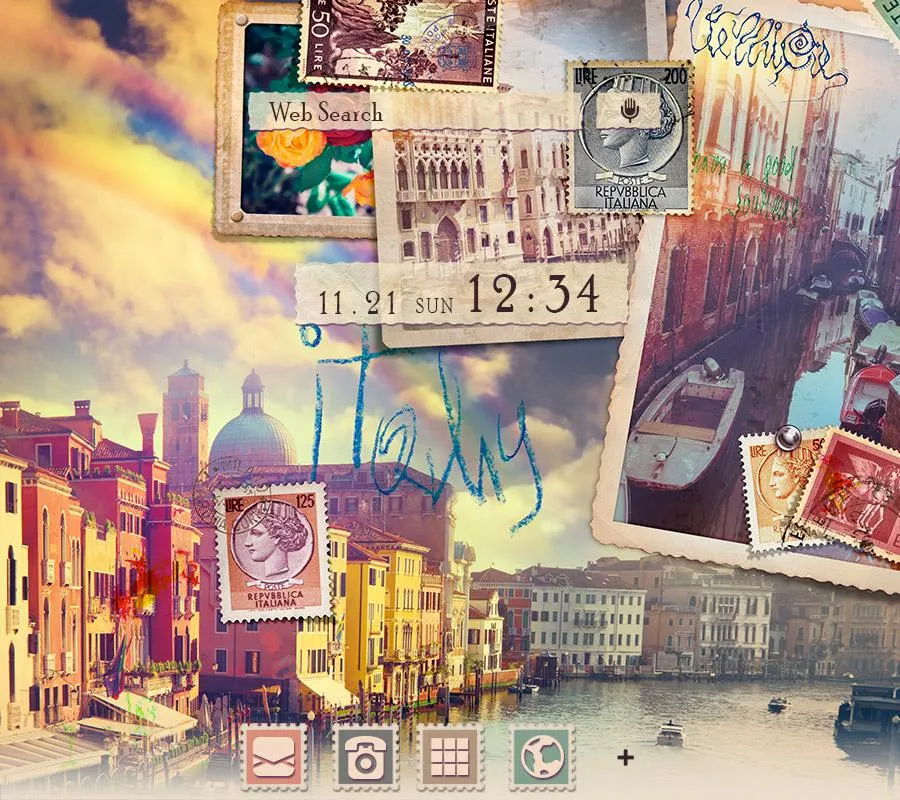 Italian Postcard Theme | Indus Appstore | Screenshot