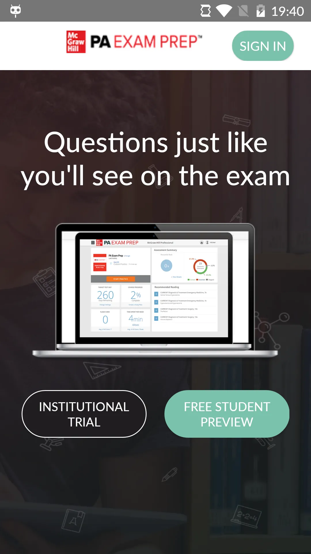 MHE PA Exam Prep | Indus Appstore | Screenshot