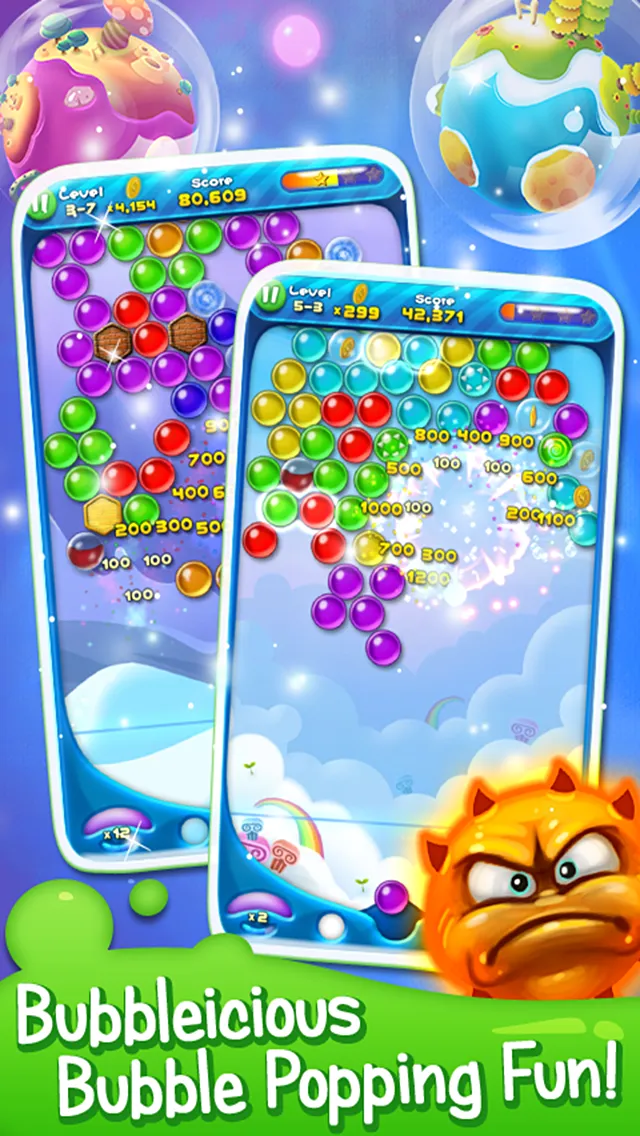 Bubble Bust! - Popping Planets | Indus Appstore | Screenshot