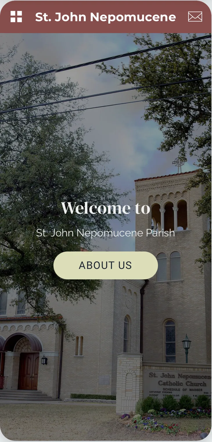 St. John Nepomucene Ennis, TX | Indus Appstore | Screenshot